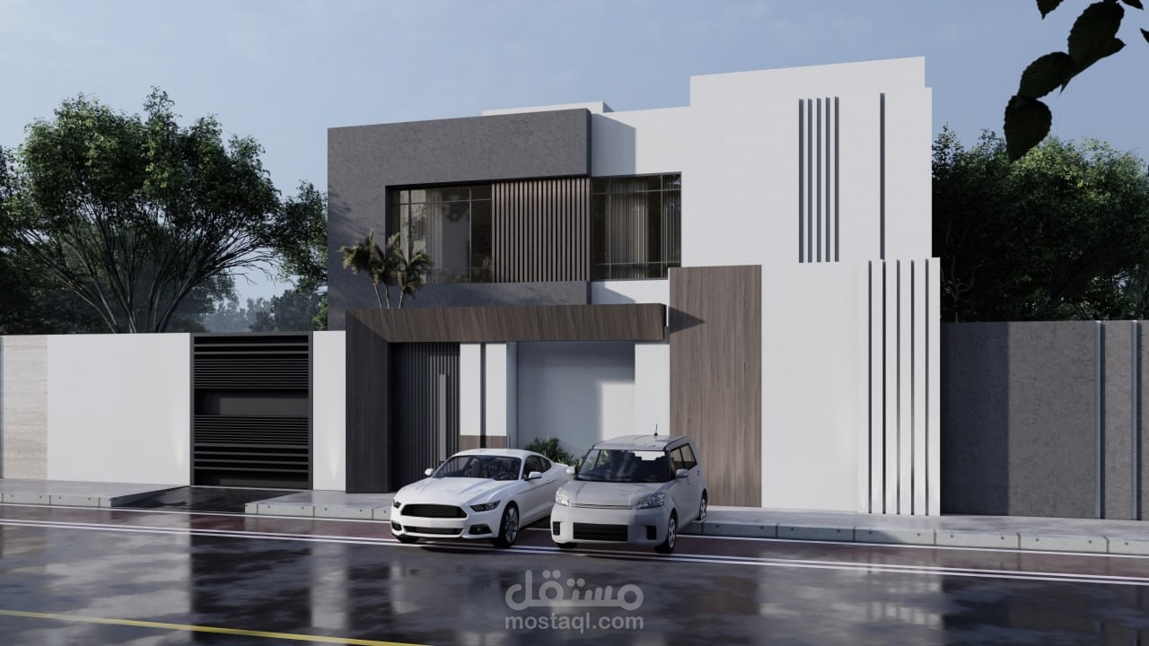 تصميم فيلا في المملكة العربية السعودية