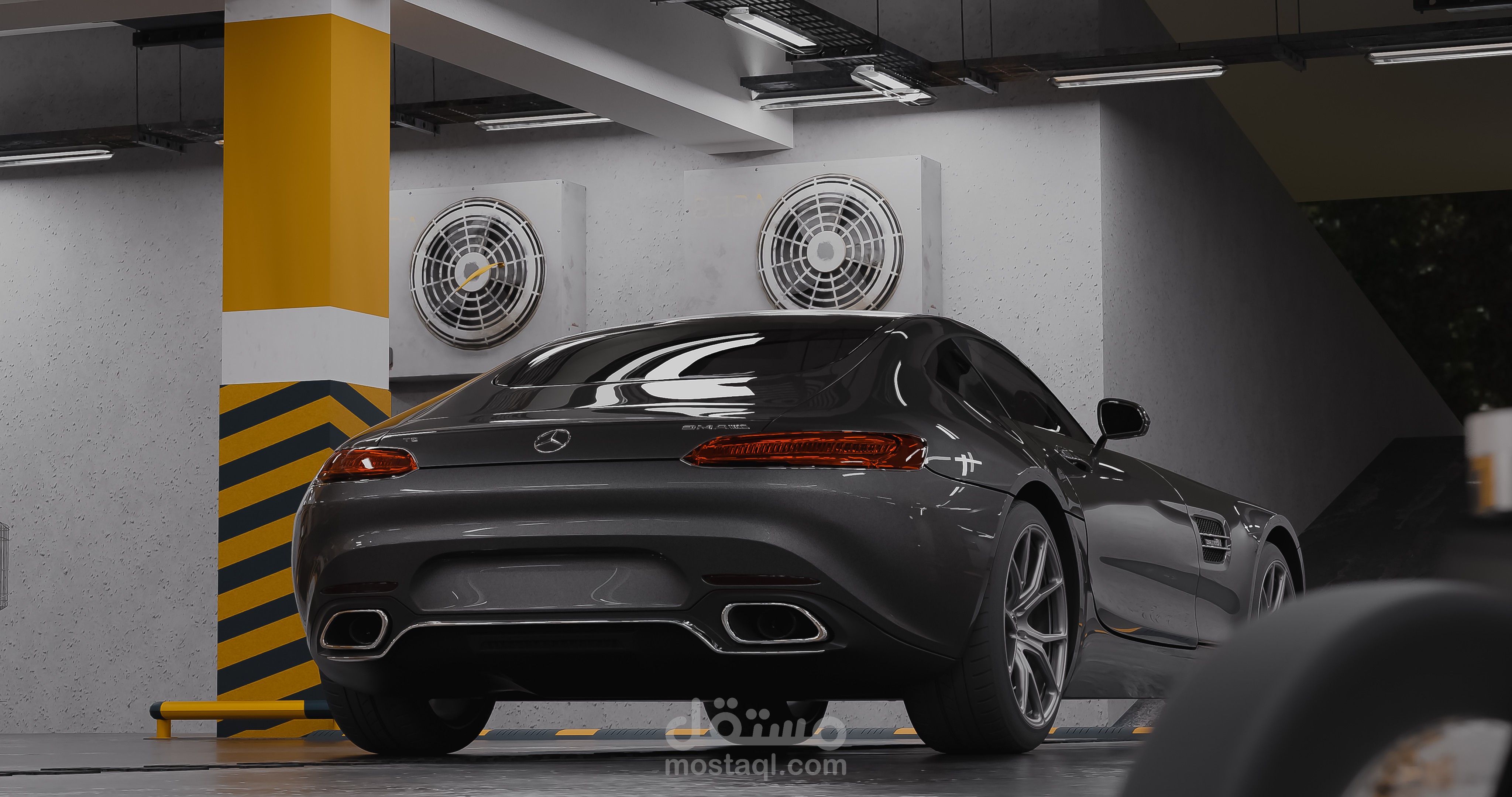 An advertising campaign for Mercedes