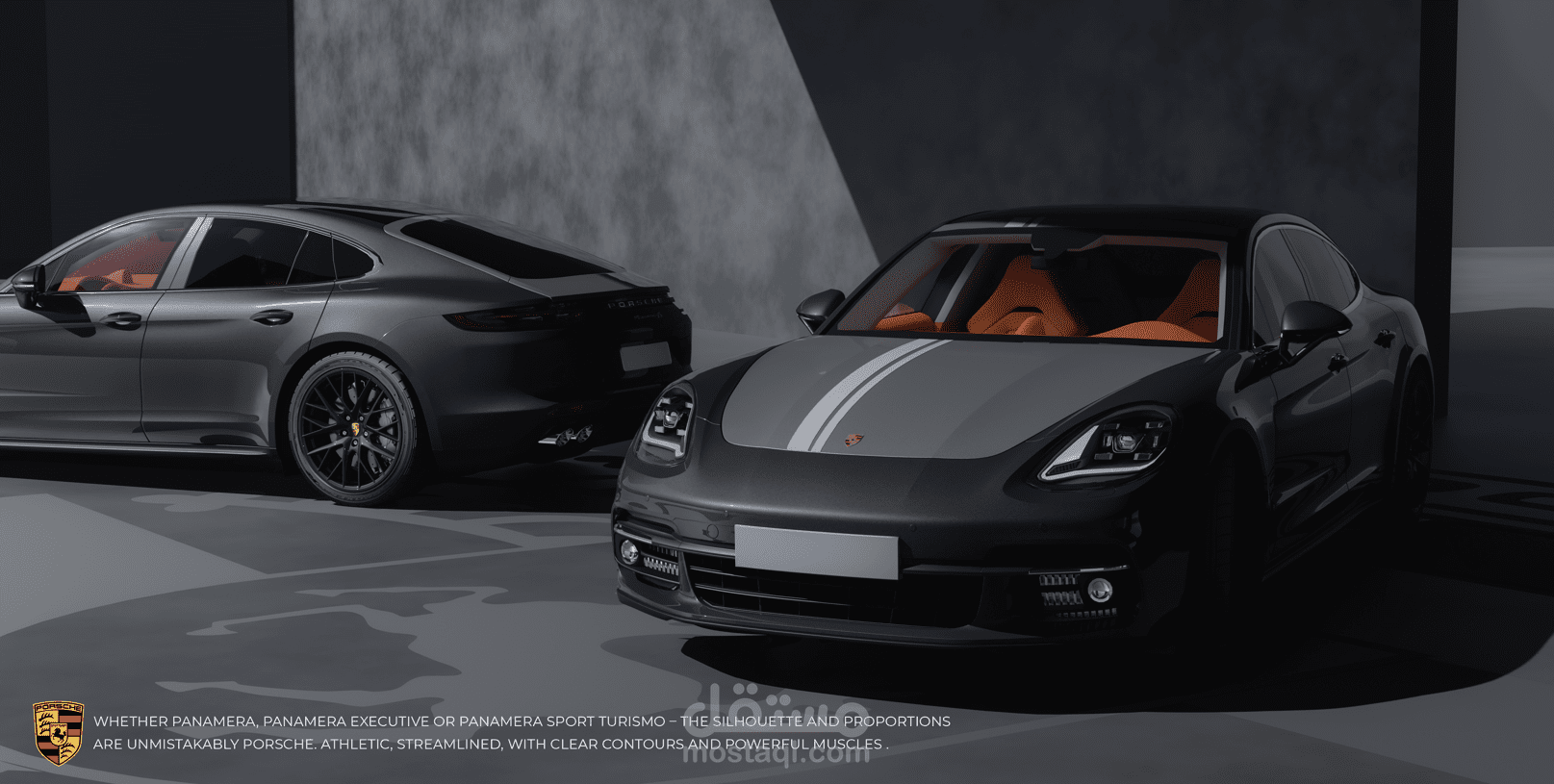 An advertising campaign for Porsche