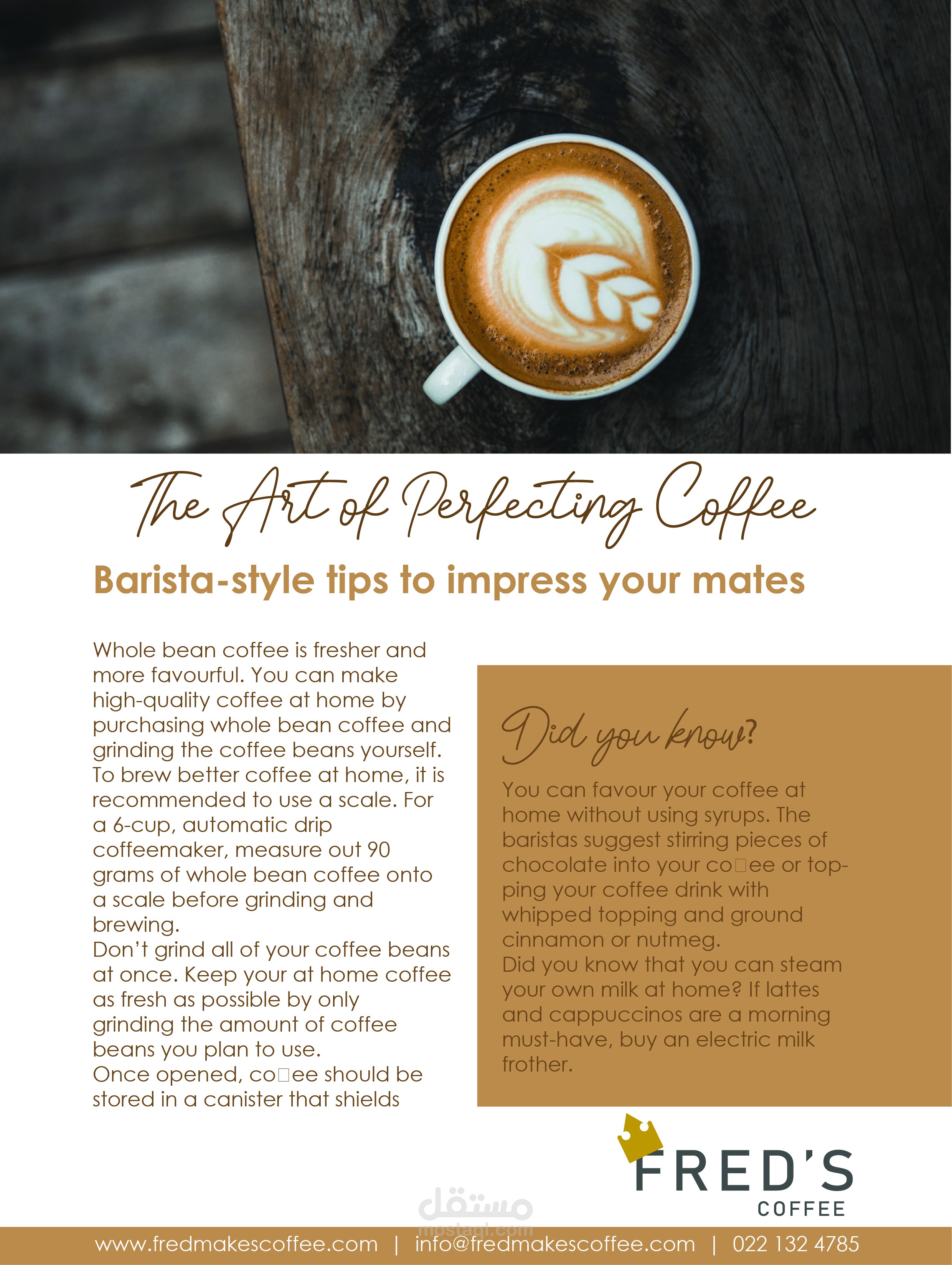 coffee flyer