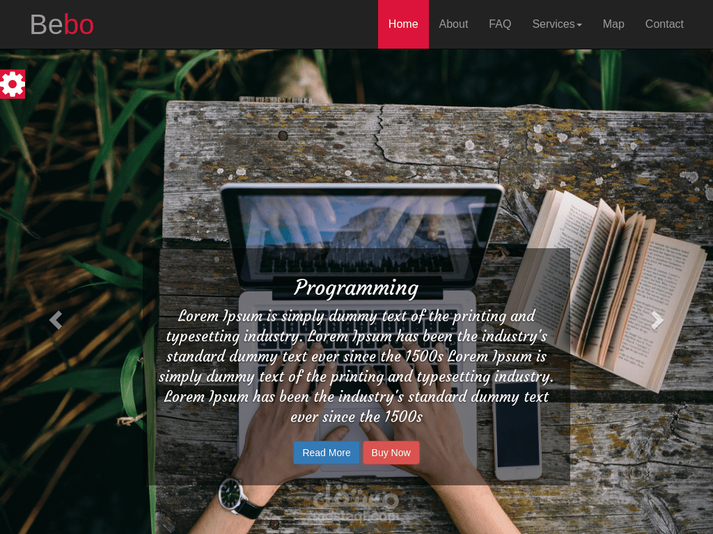 استخدام اطار البوتستراب 4 لانشاء موقع متجاوب