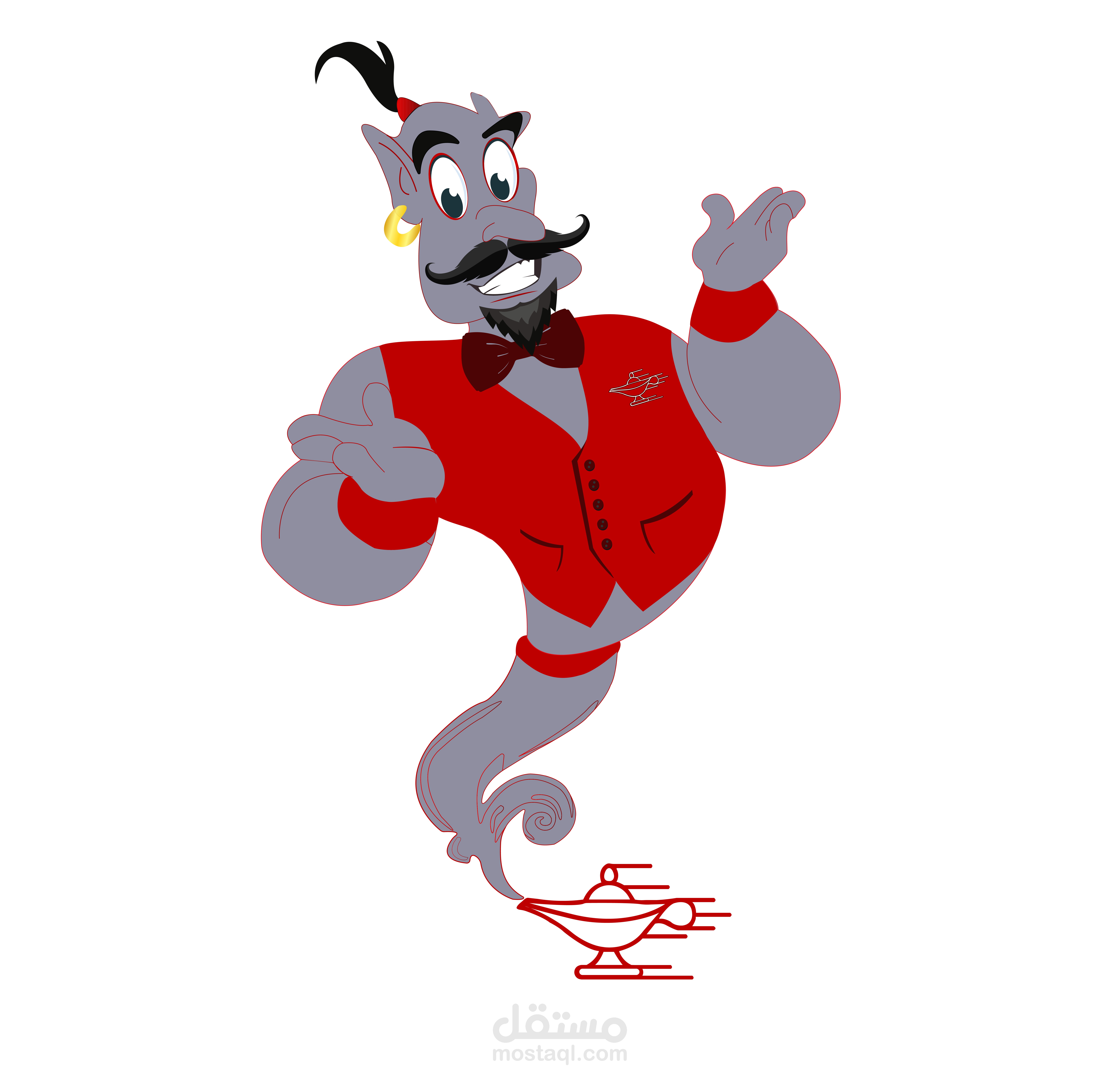 رسم شخصيات كرتونية