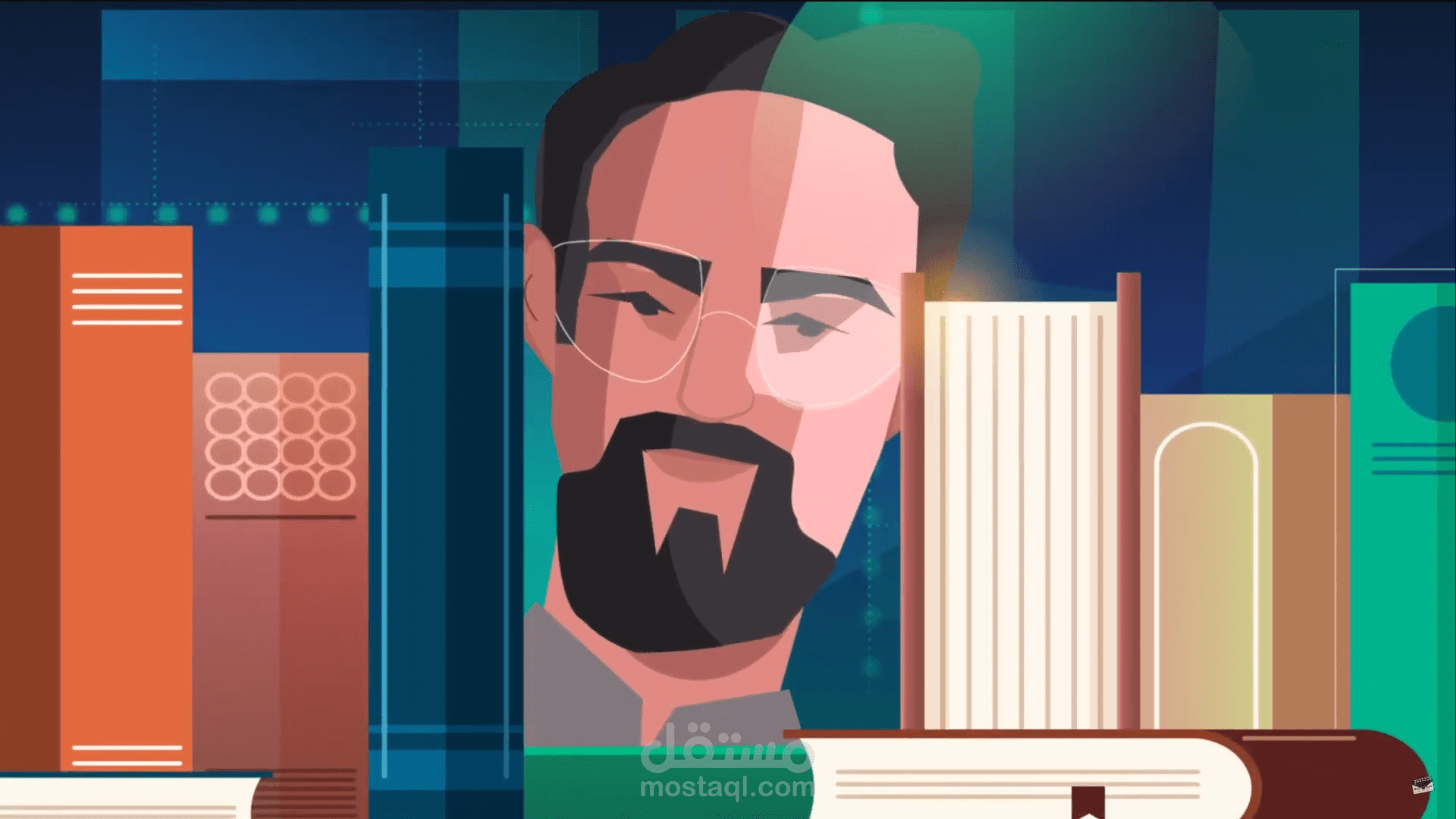 فيديو موشن غرافيك لإدارة البيانات