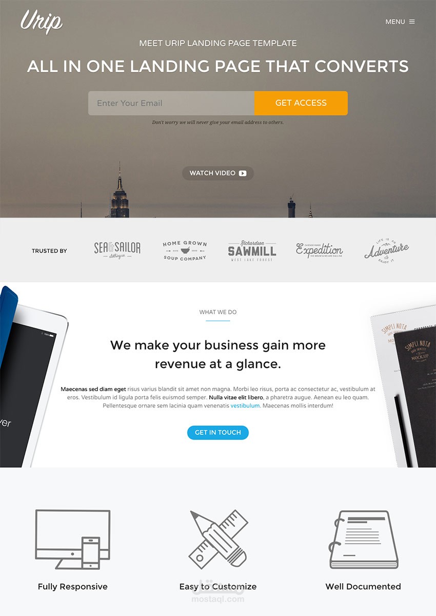 موقع ويب ل شركة تعمل على ادارة الاعمال Websites for business management company