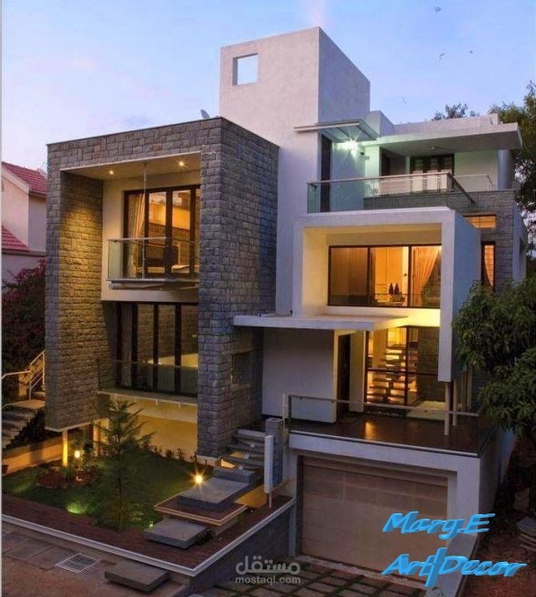 واجهة فيلا 3D