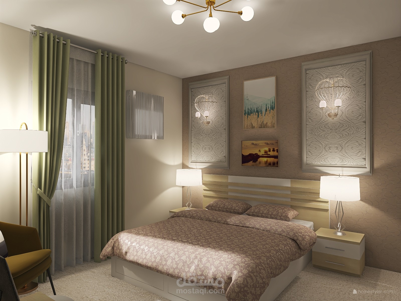 عمل ديكورات داخلية خفيفة