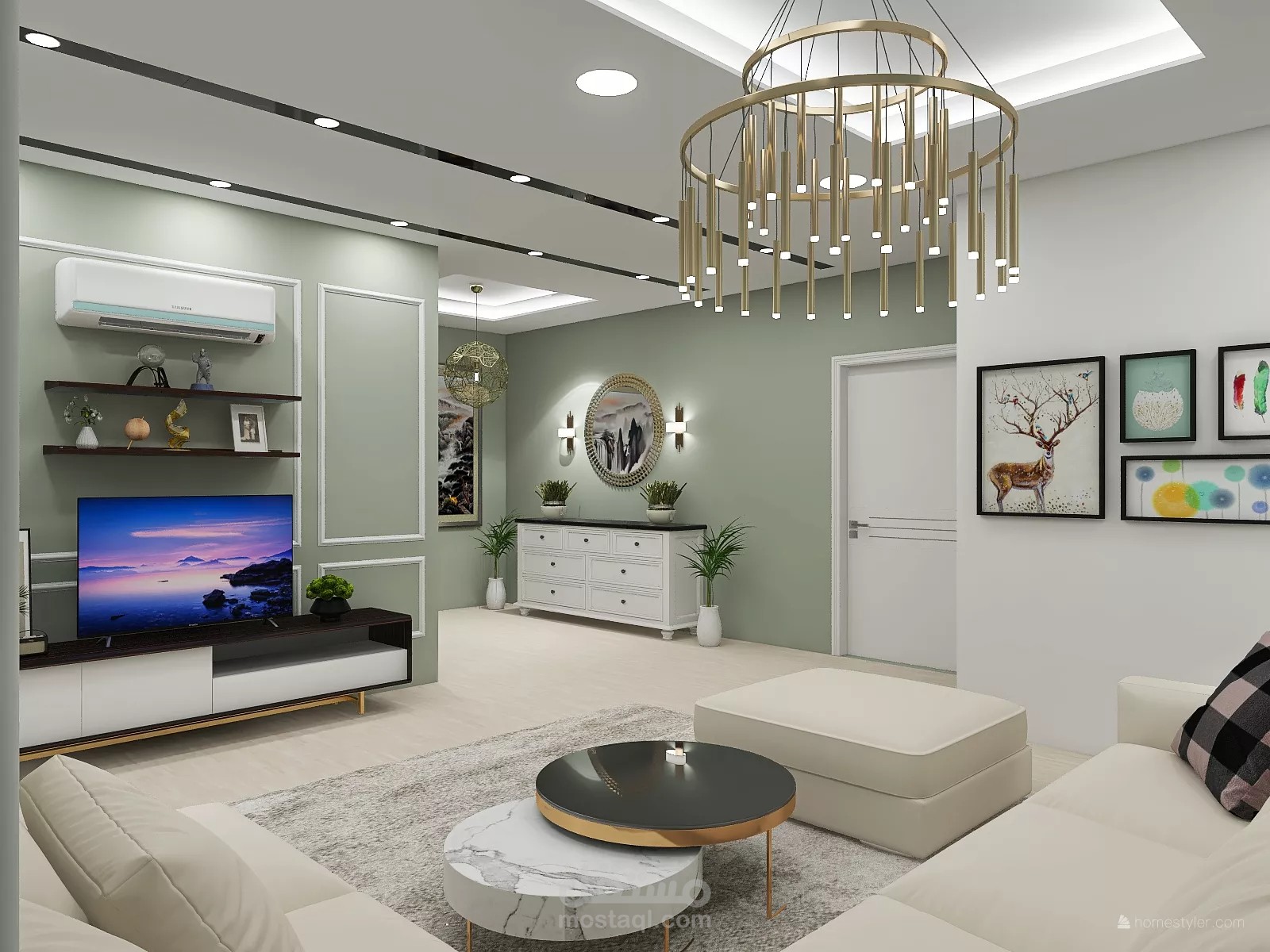 تصميم صالة معيشة