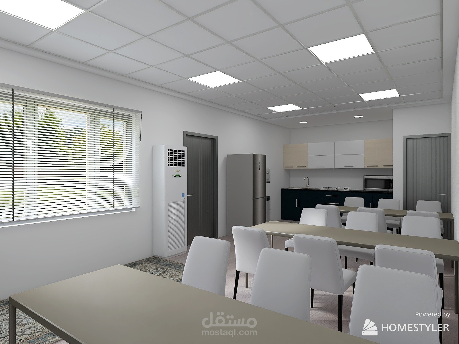 تصميم كرفان ككانتين للعمال