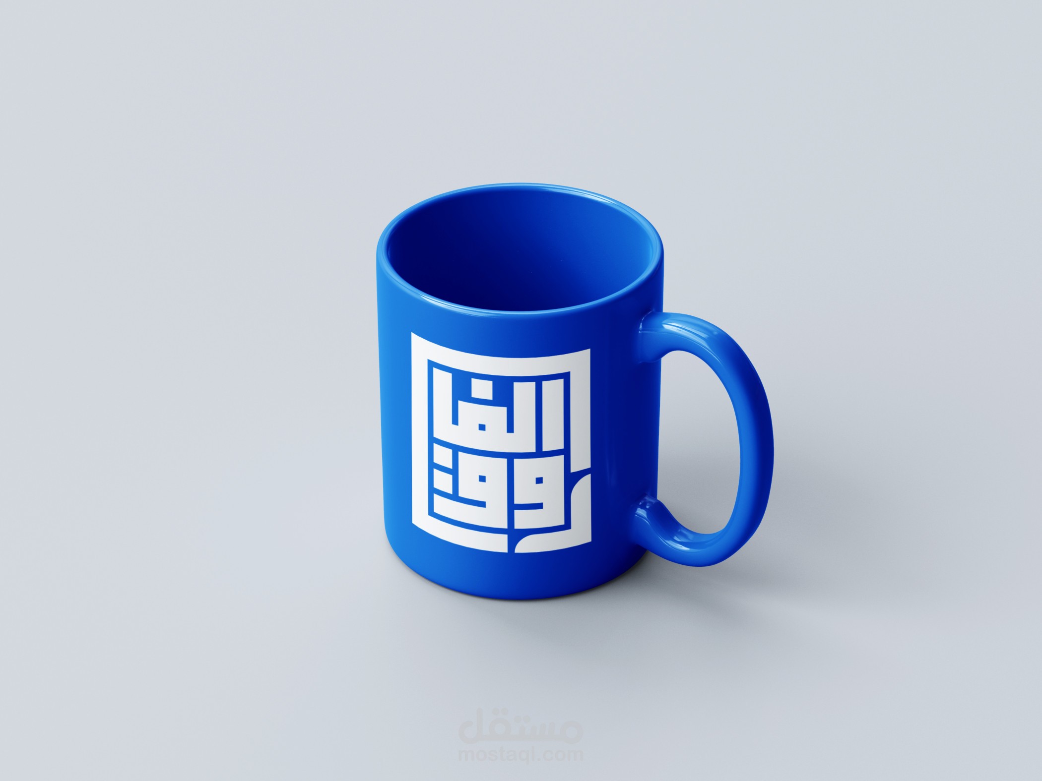 تصميم شعار بالخط التربيعي