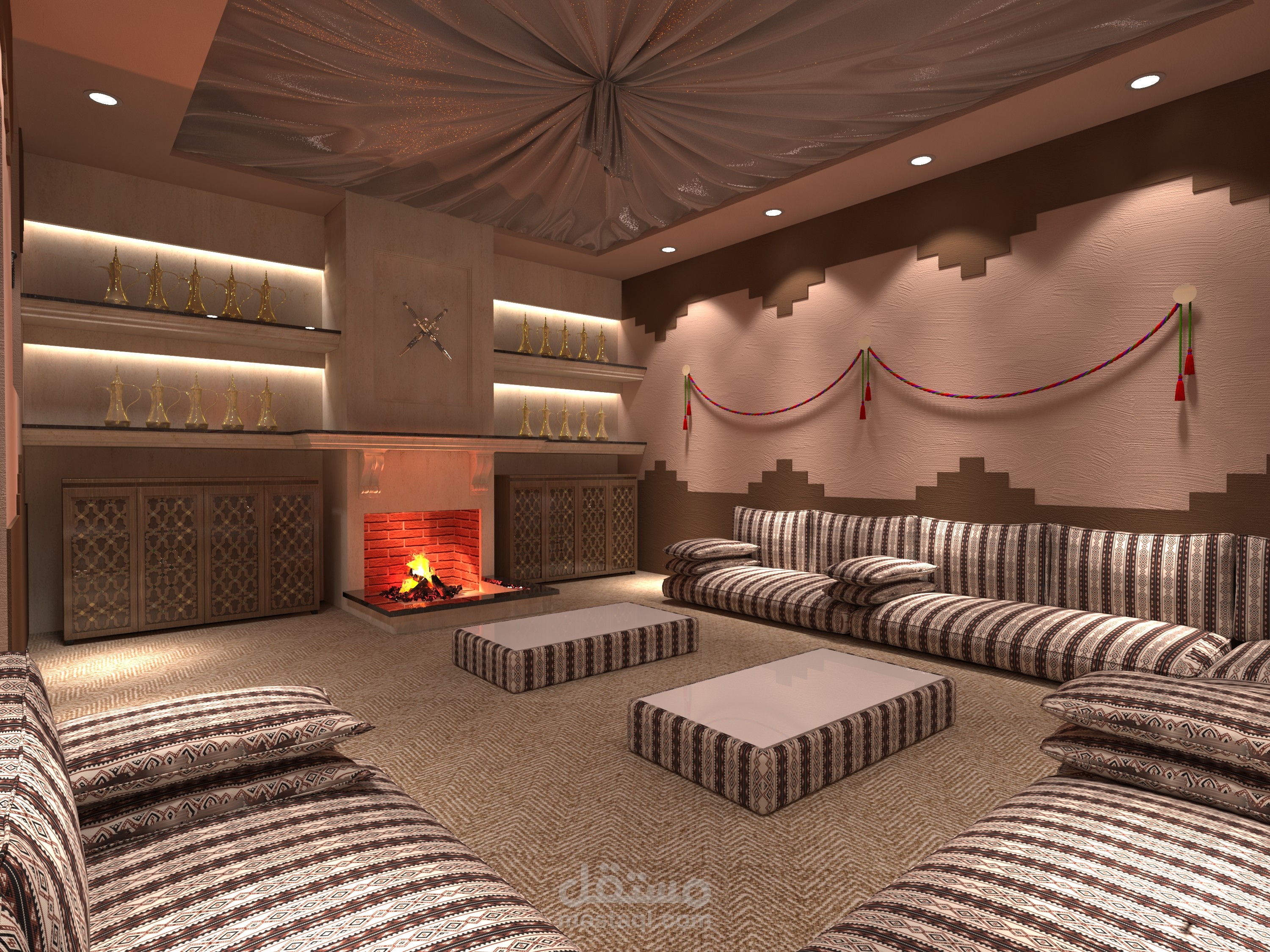 مجلس بتصميم تقليدي