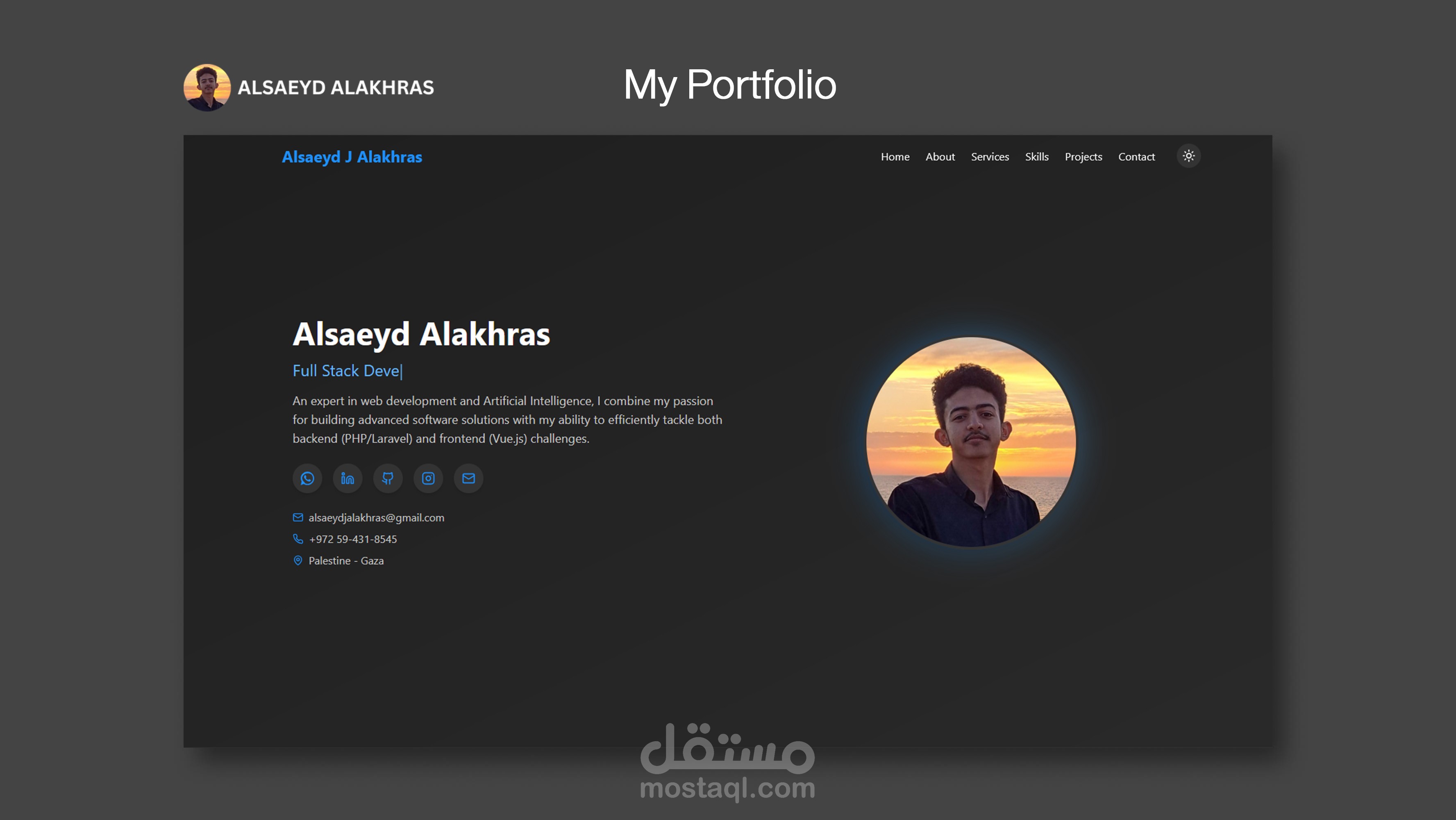 Personal Portfolio Website