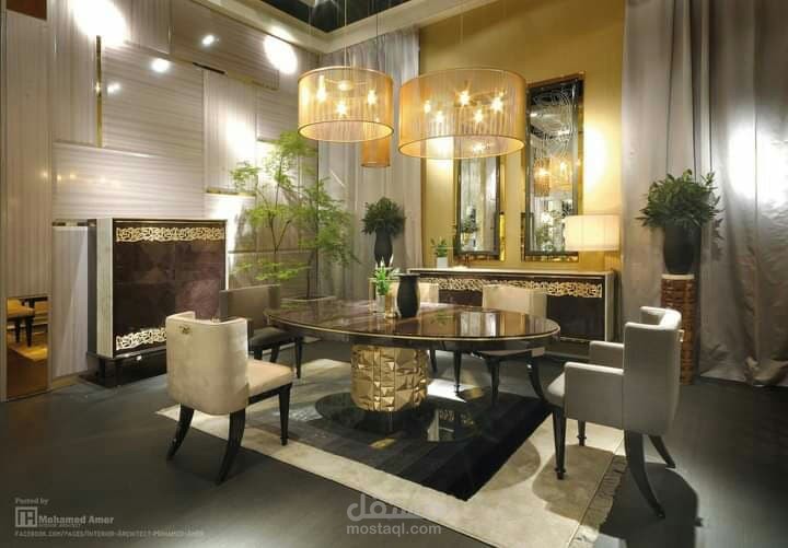 تنفيذ وتصميم العديد من الشقق والفلل السكنية بكافة الأنماط المعمارية من ريفي الى كلاسيكي ومودرن ومعاصر