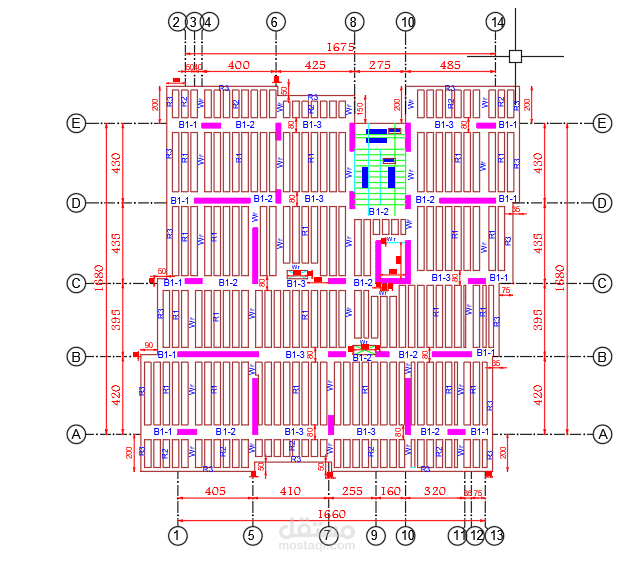 إعداد الدراسة الإنشائية لمبنى سكني