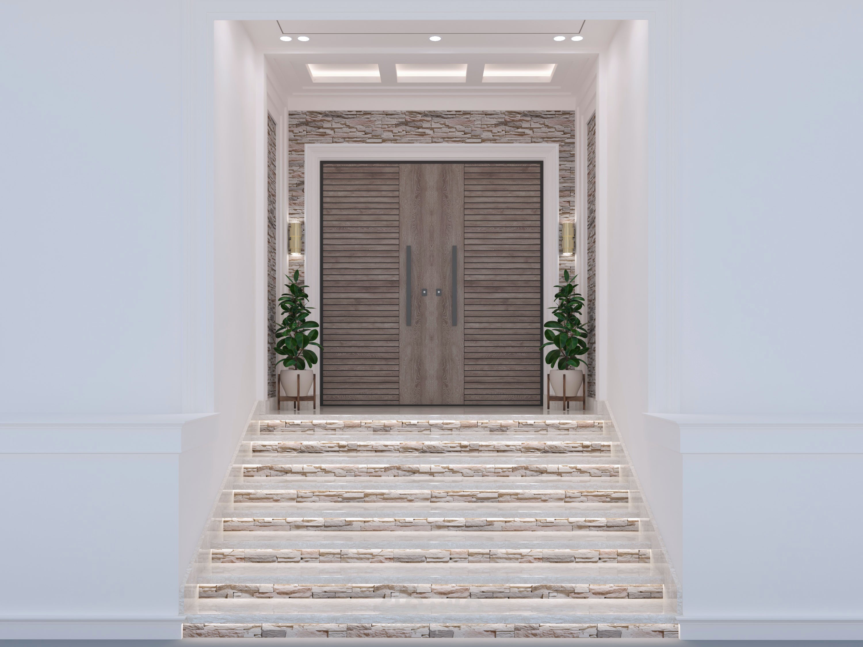 تصميم واجهه مدخل