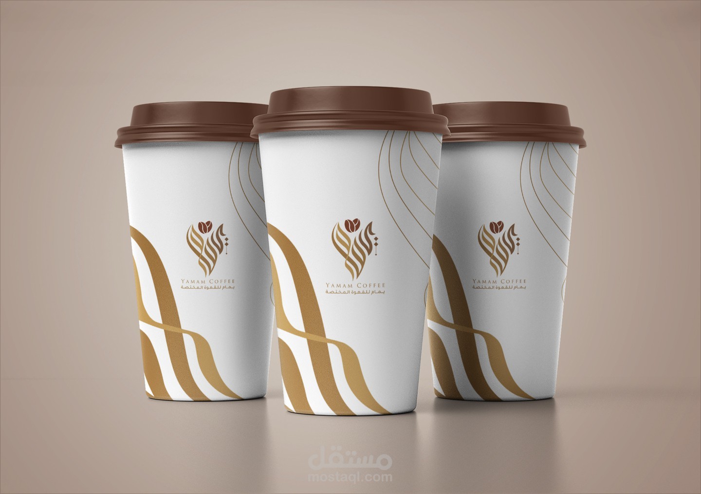 هوية تجارية لمحلات القهوة