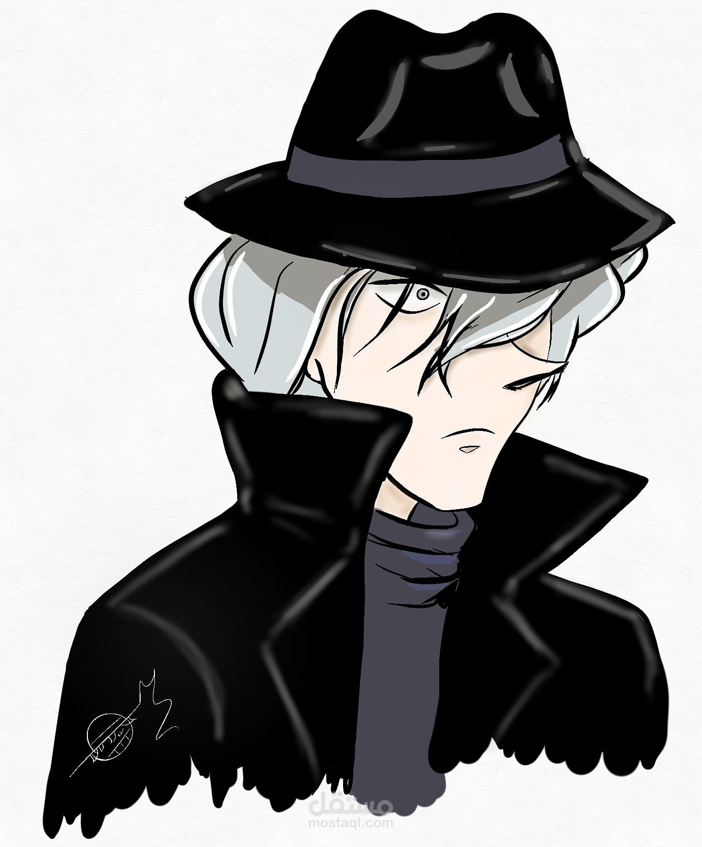 رسم جين من انمي المحقق كونان