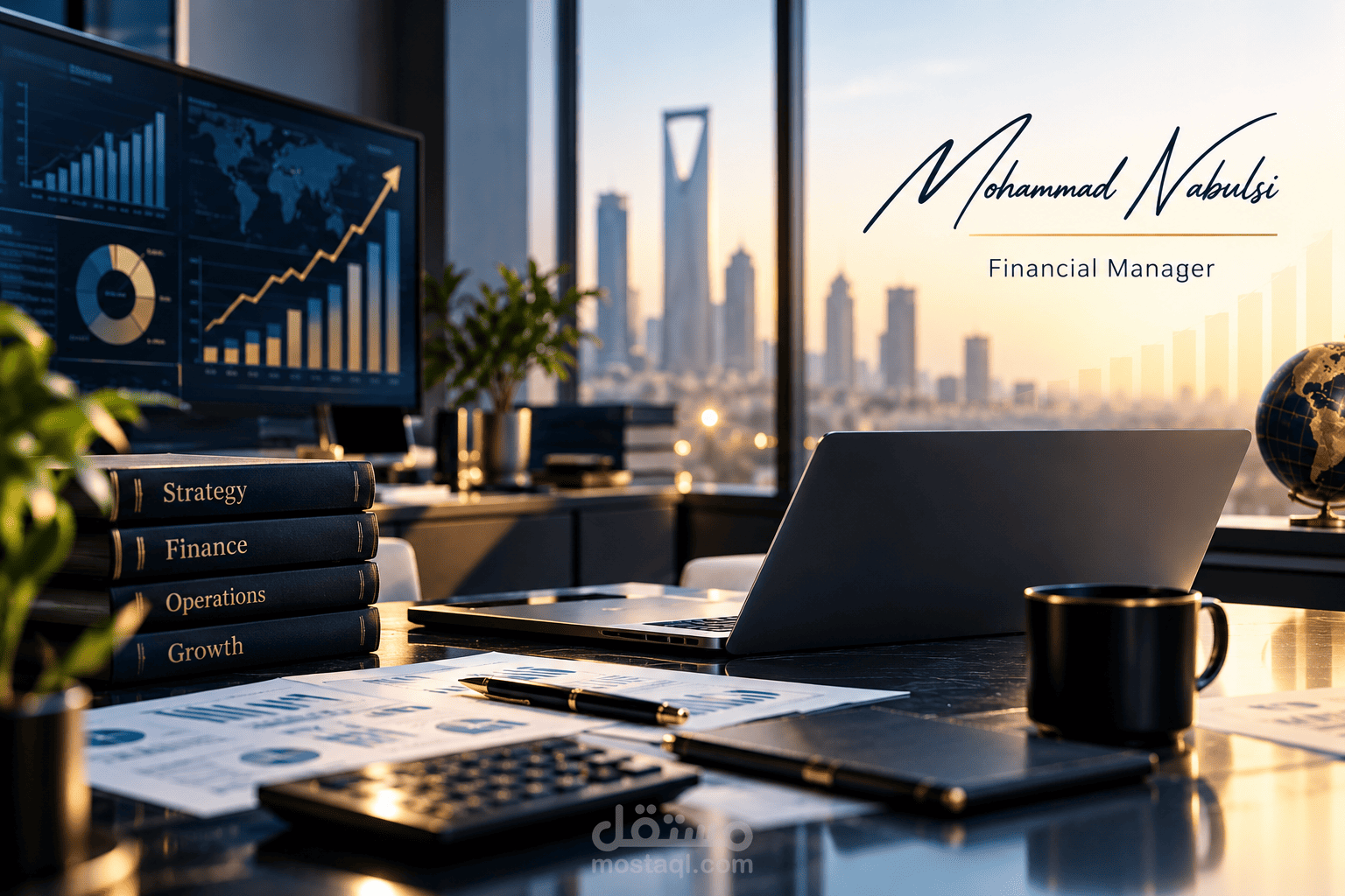 الإدارة المالية لمتجر الكتروني