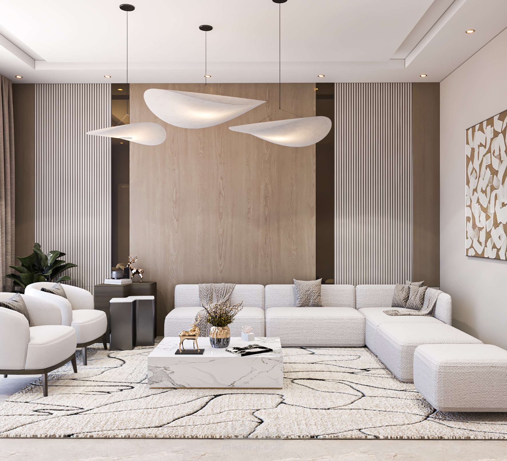 تصميم شقه صغيرة مع روف بالمملكه العربيه السعوديه