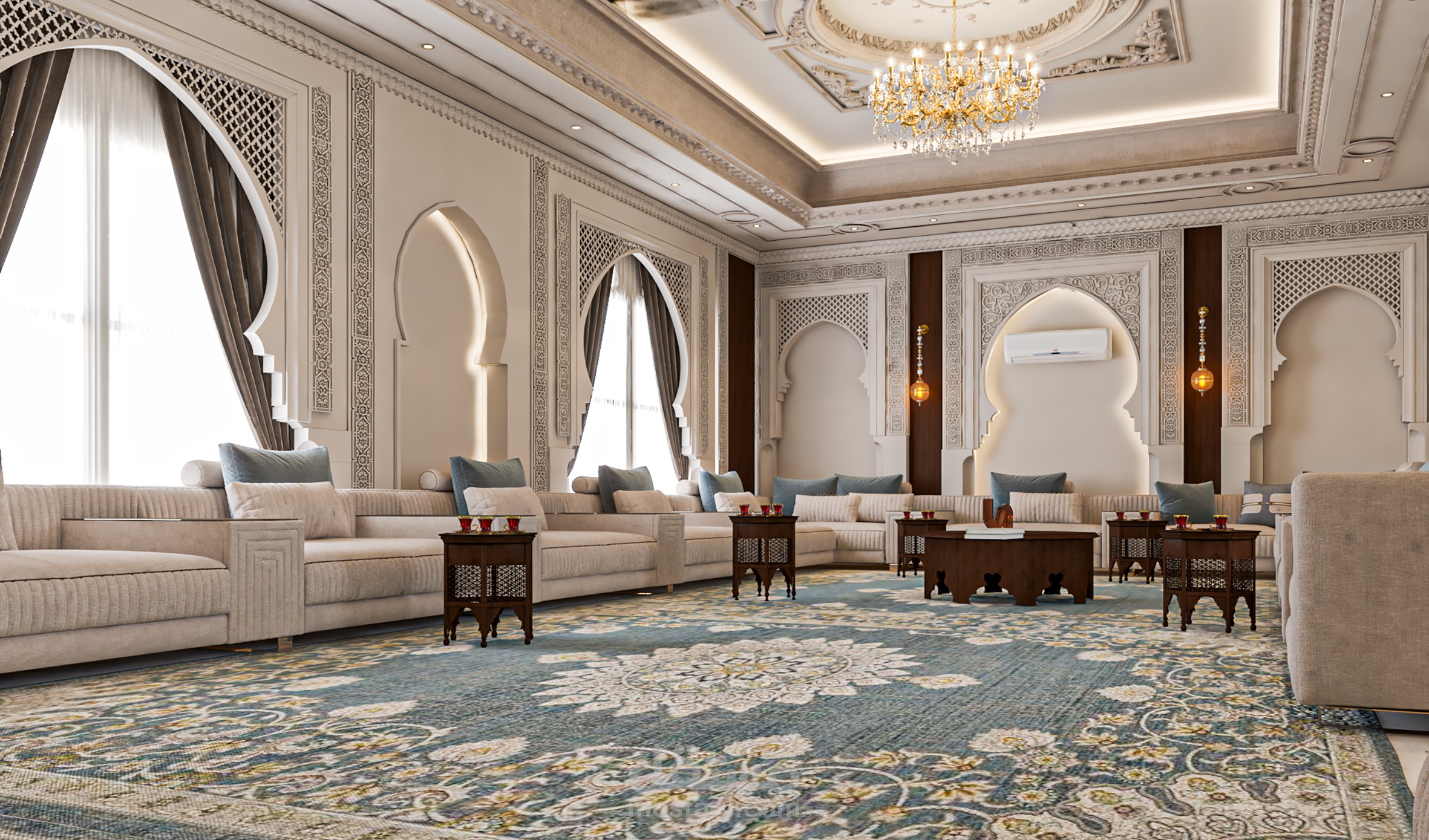 تصميم مجلس بسلطنه عمان