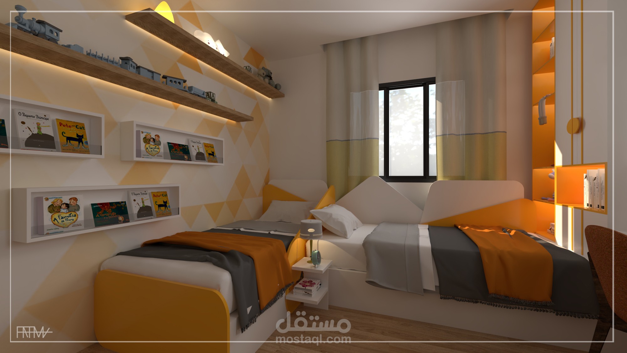 تصميم غرفة نوم اطفال