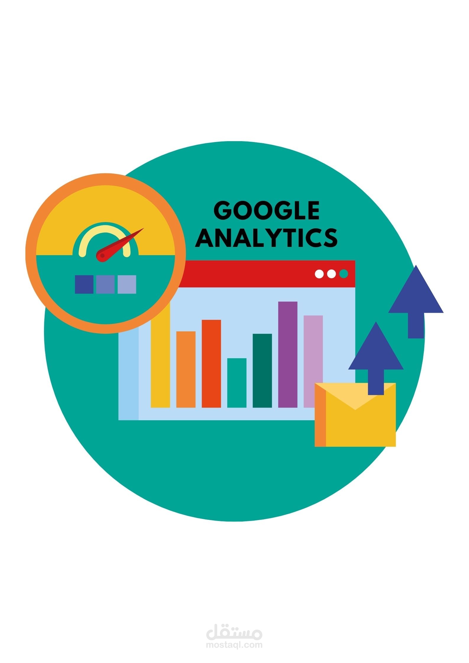 استخدام Google Analytics لمعرفة احصاءات موقع الكتروني