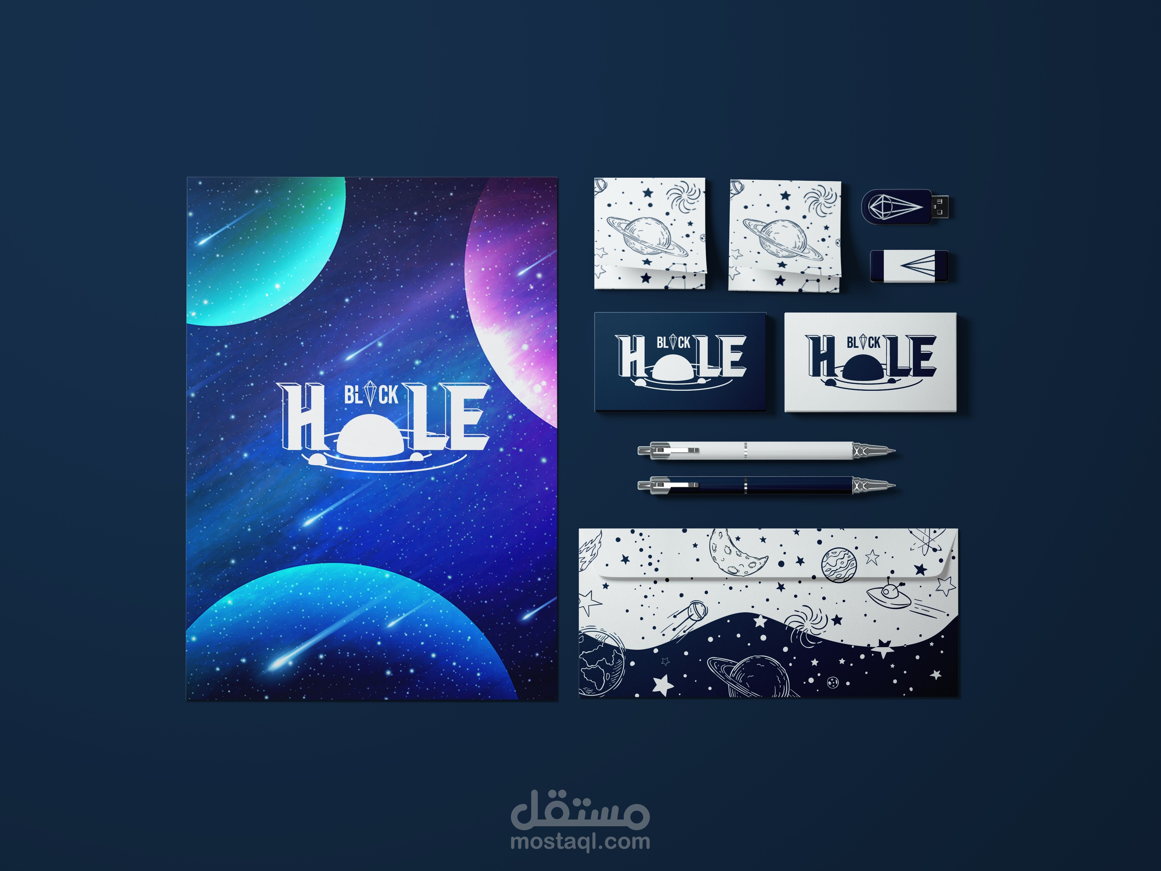 تصميم شعار احترافى مع هوية بصرية كاملة