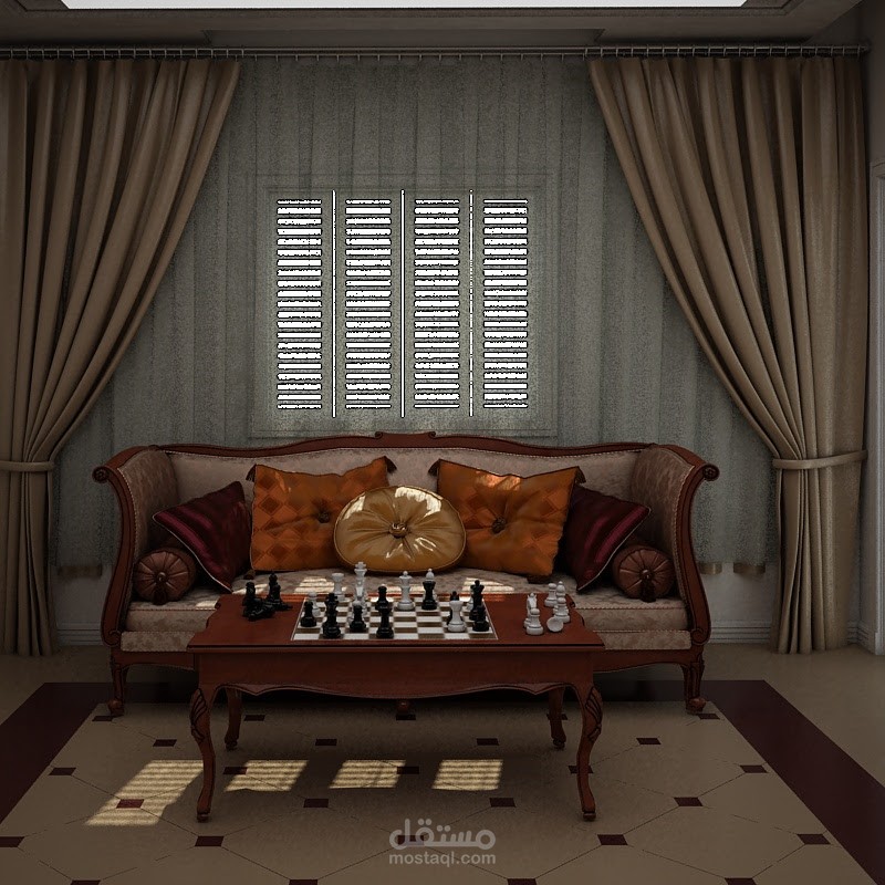 تصميم غرفه استقبال