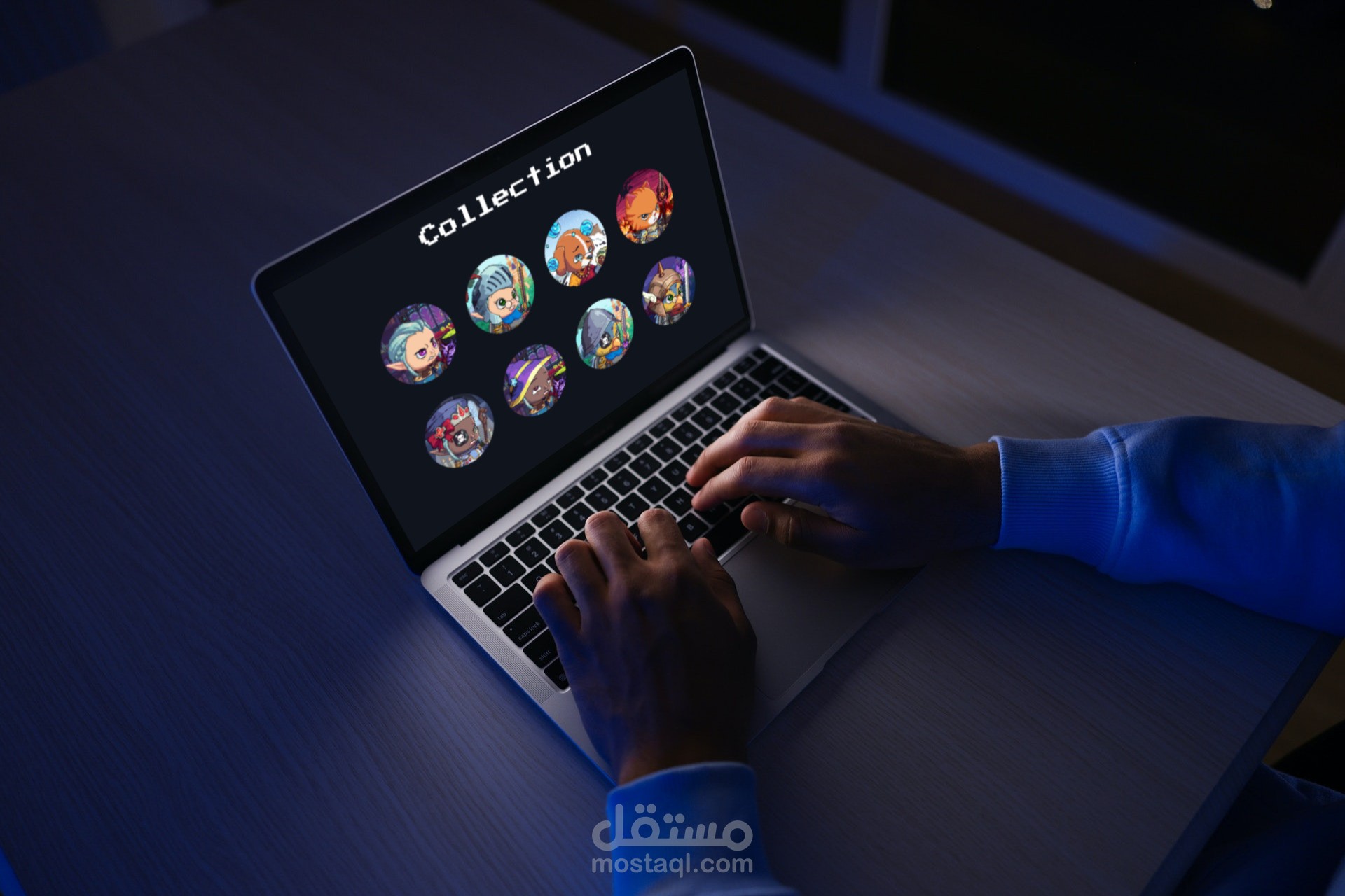 تصميم لمنصة بيع ال  NFT