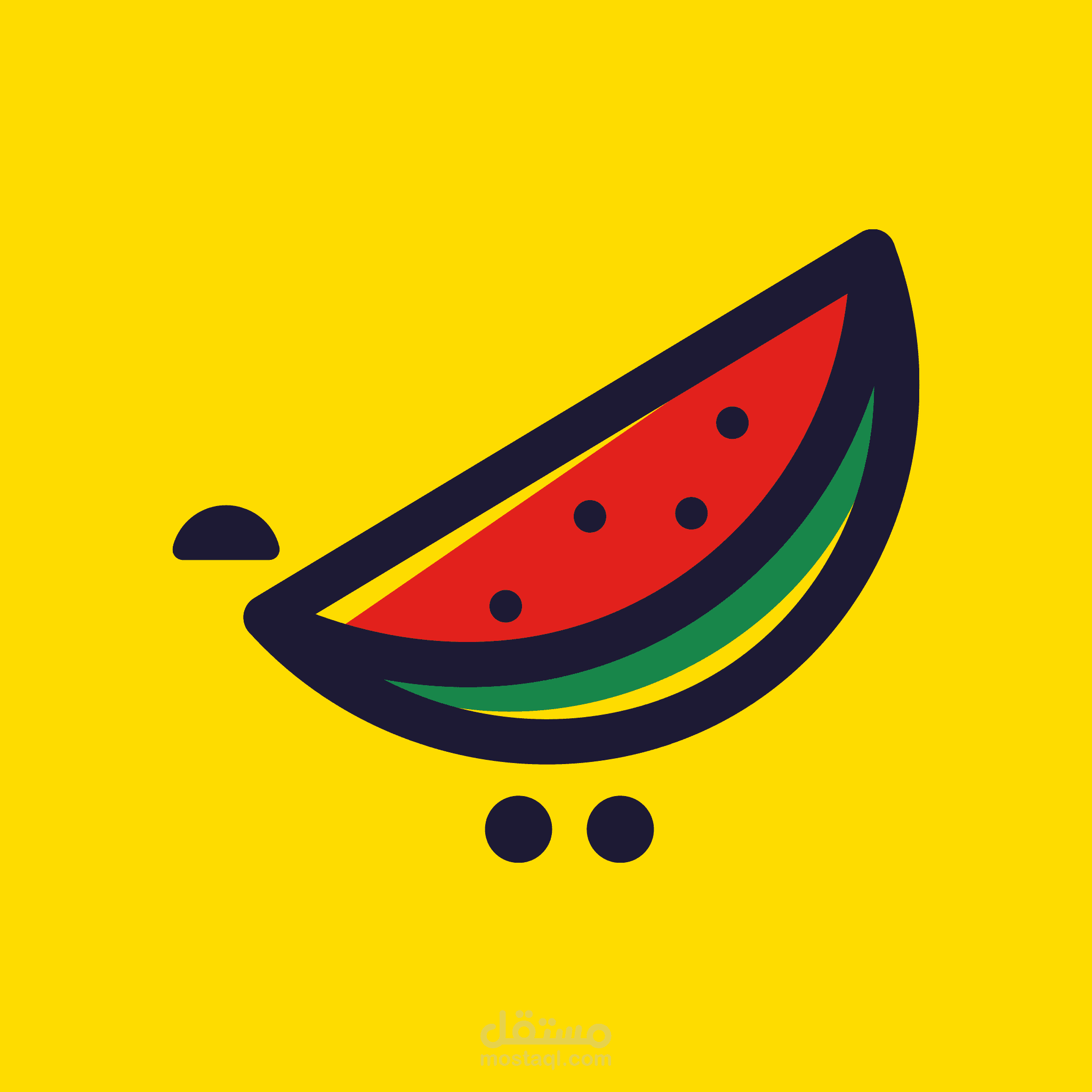 تصاميم سوشيال ميديا  لماركت سعودى - بطيخ