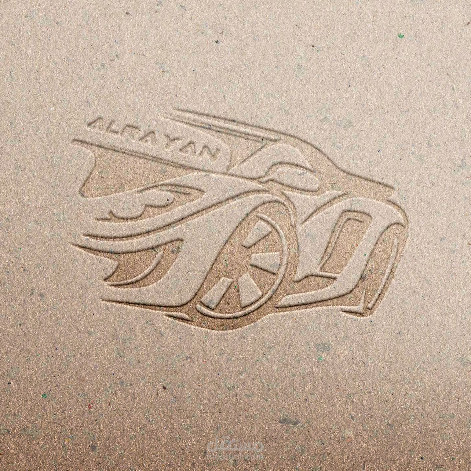 تصميم شعار لمعرض سيارات (الريان)