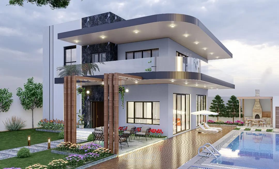 تصميم خارجي لشاليه
