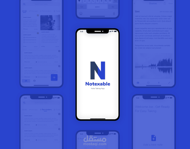 تطبيق لاخذ الملاحظات  - Note Taking App