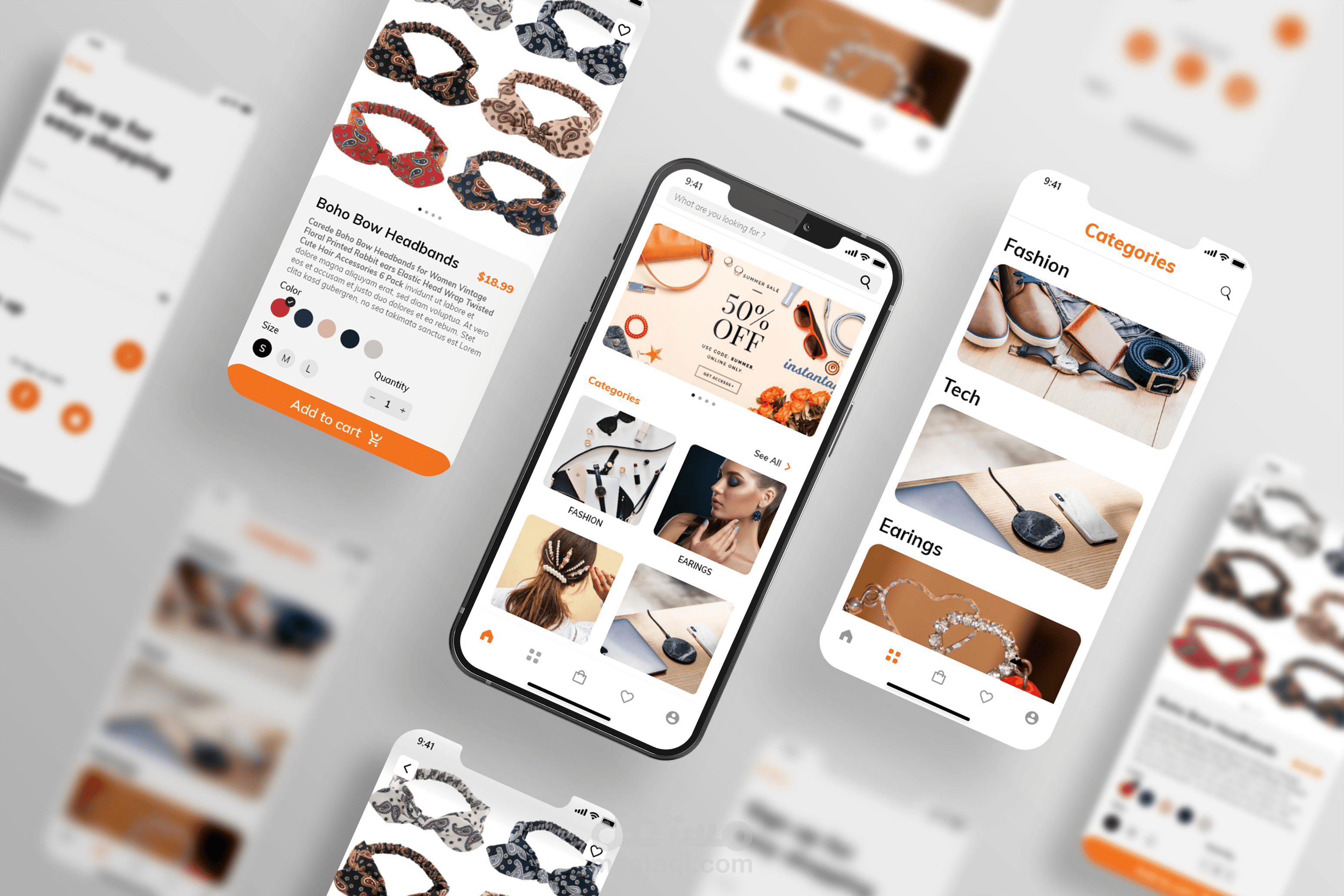 Online Store - موقع وتطبيق لمتجر اكسسوارات