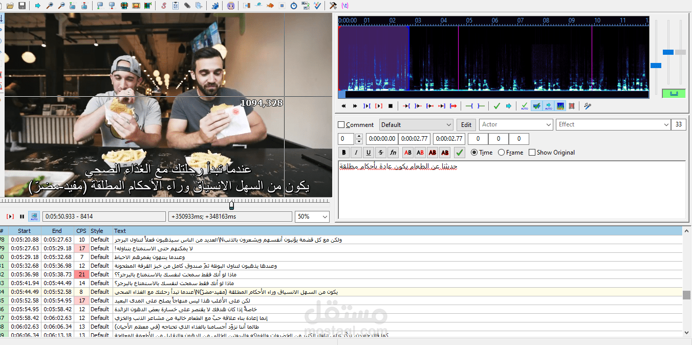 ترجمة الفيديوهات Subtitling