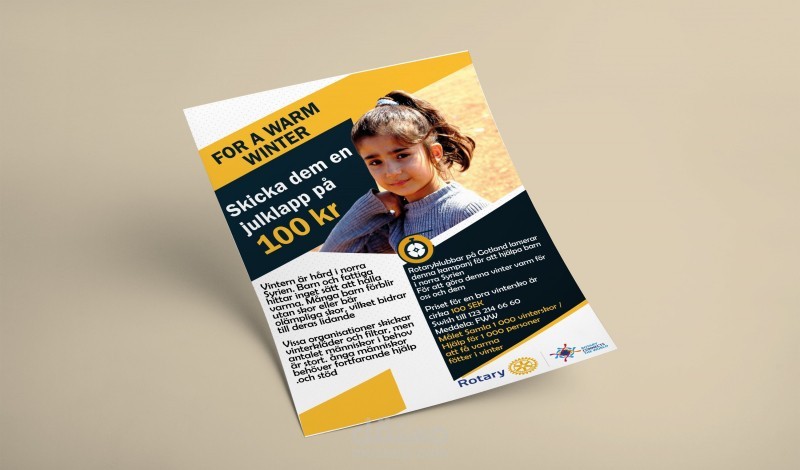 تصميم بوستر اعلاني لجمعيه خيريه