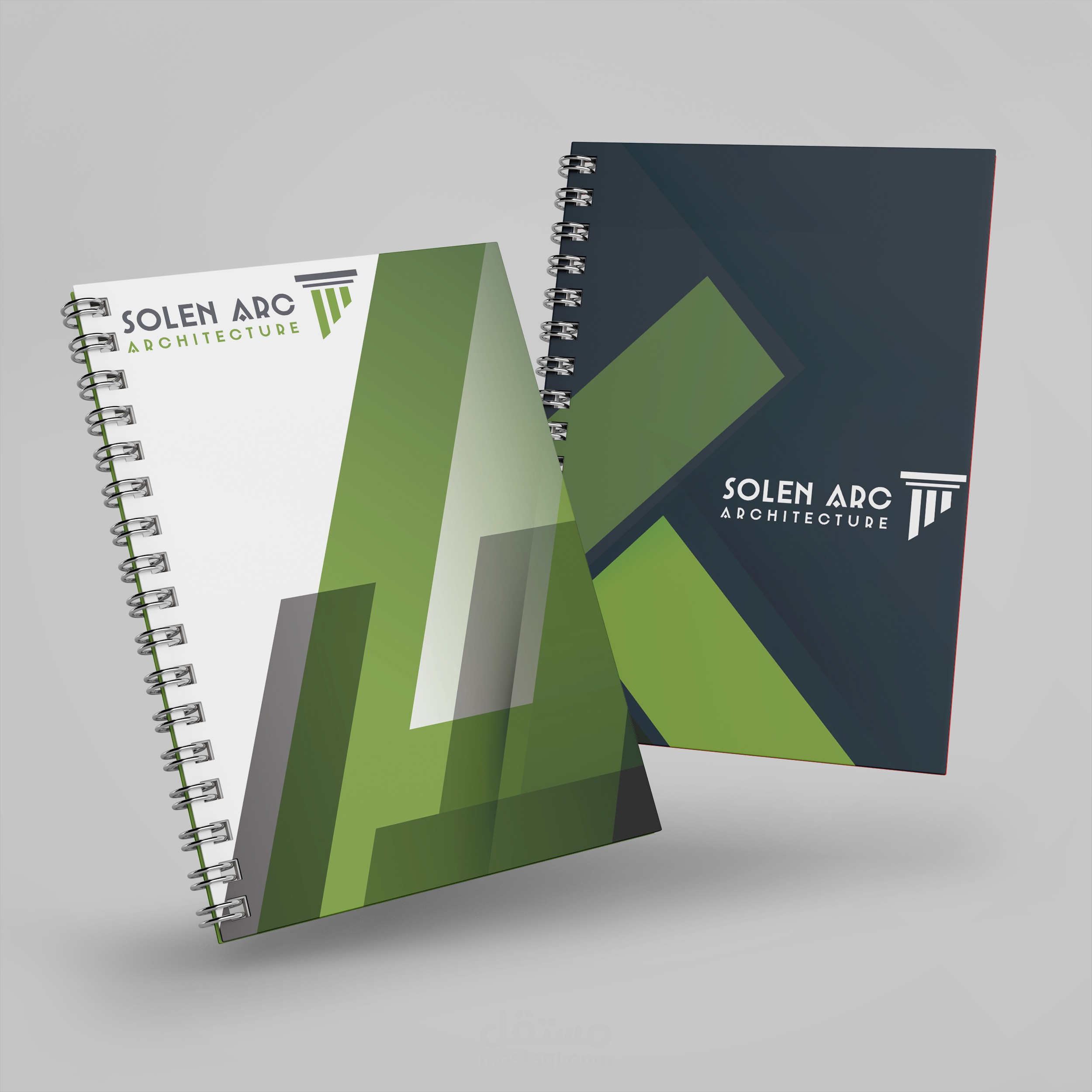 تصميم غلاف نوتبوك لشركة عقارات