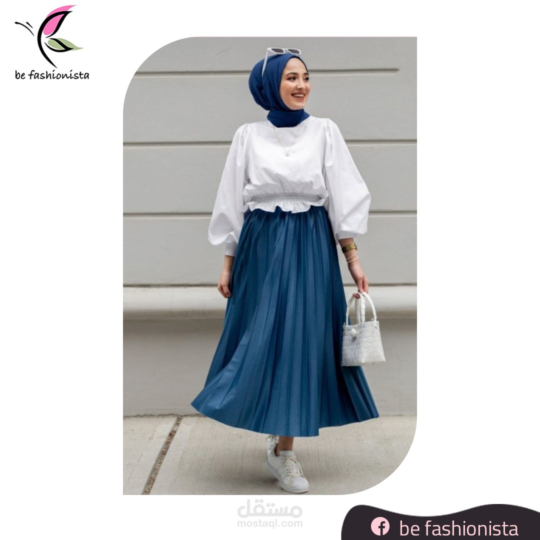 تصميم سوشيال ميديا لمتجر ملابس الكتروني