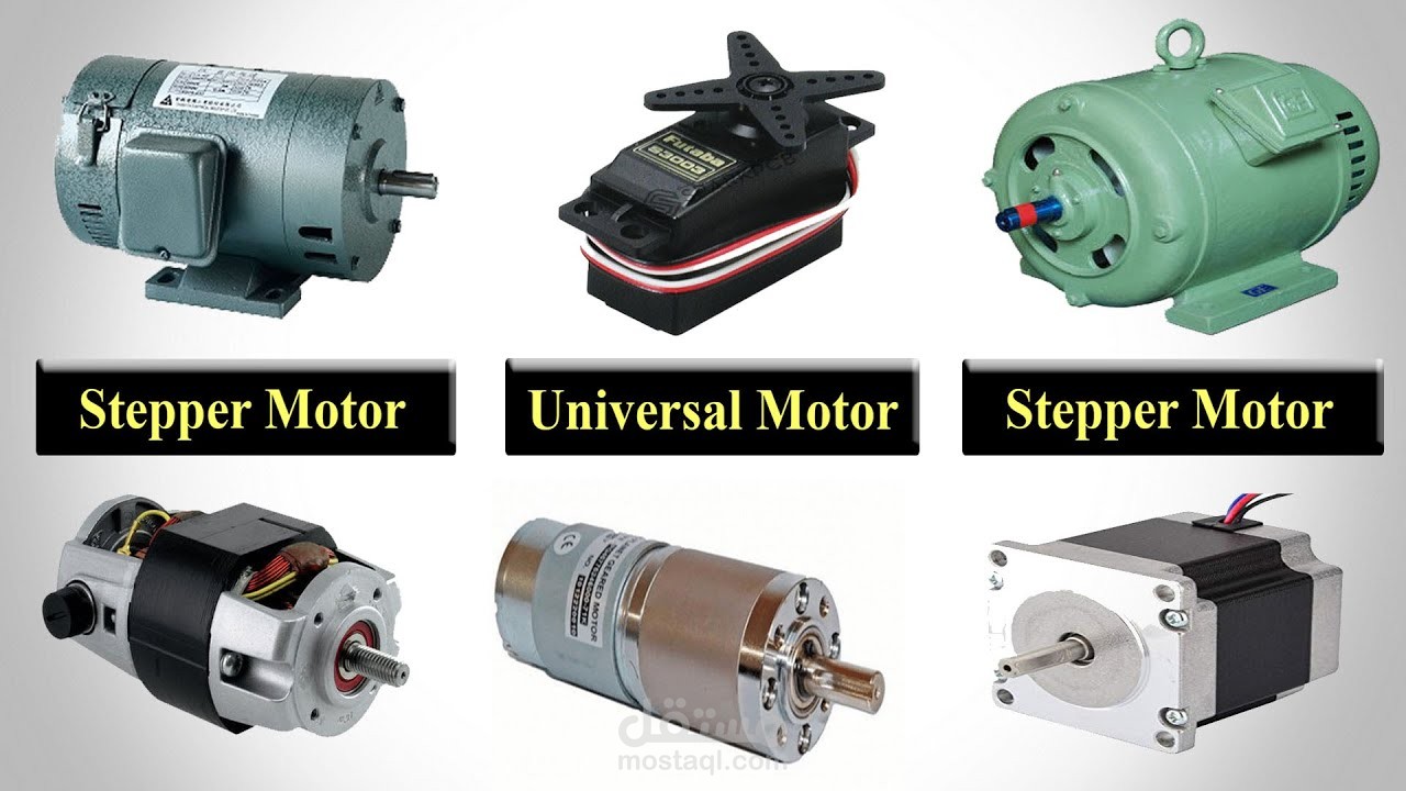 تقرير عن انواع المحركات (motors) الكهربيه