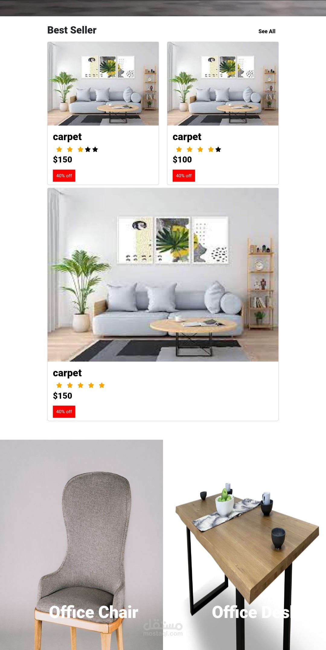 Furniture market
