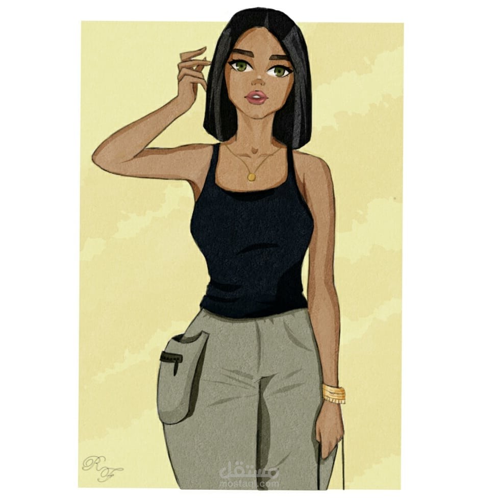 رسم شخصيات كرتون