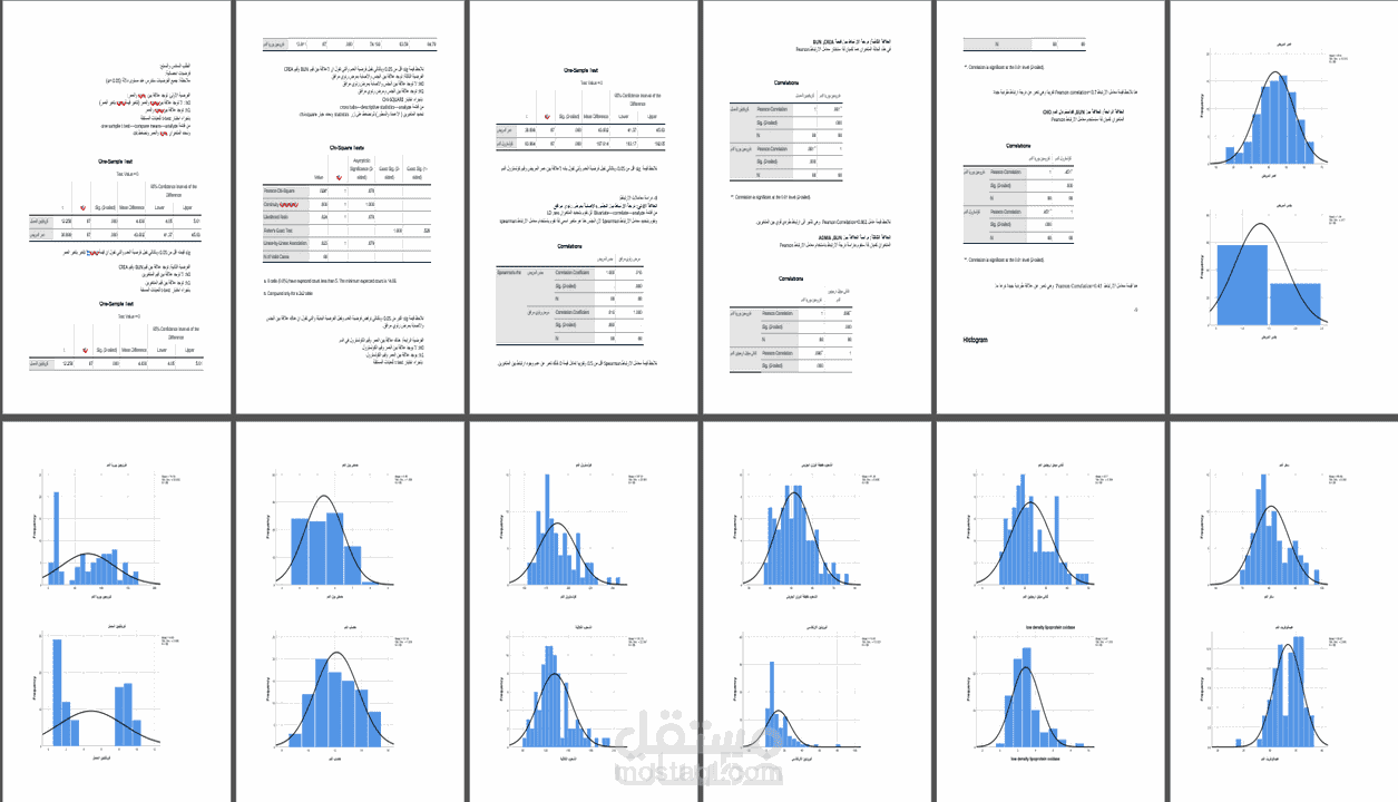 تحليل إحصائي للبيانات العلمية والطبية