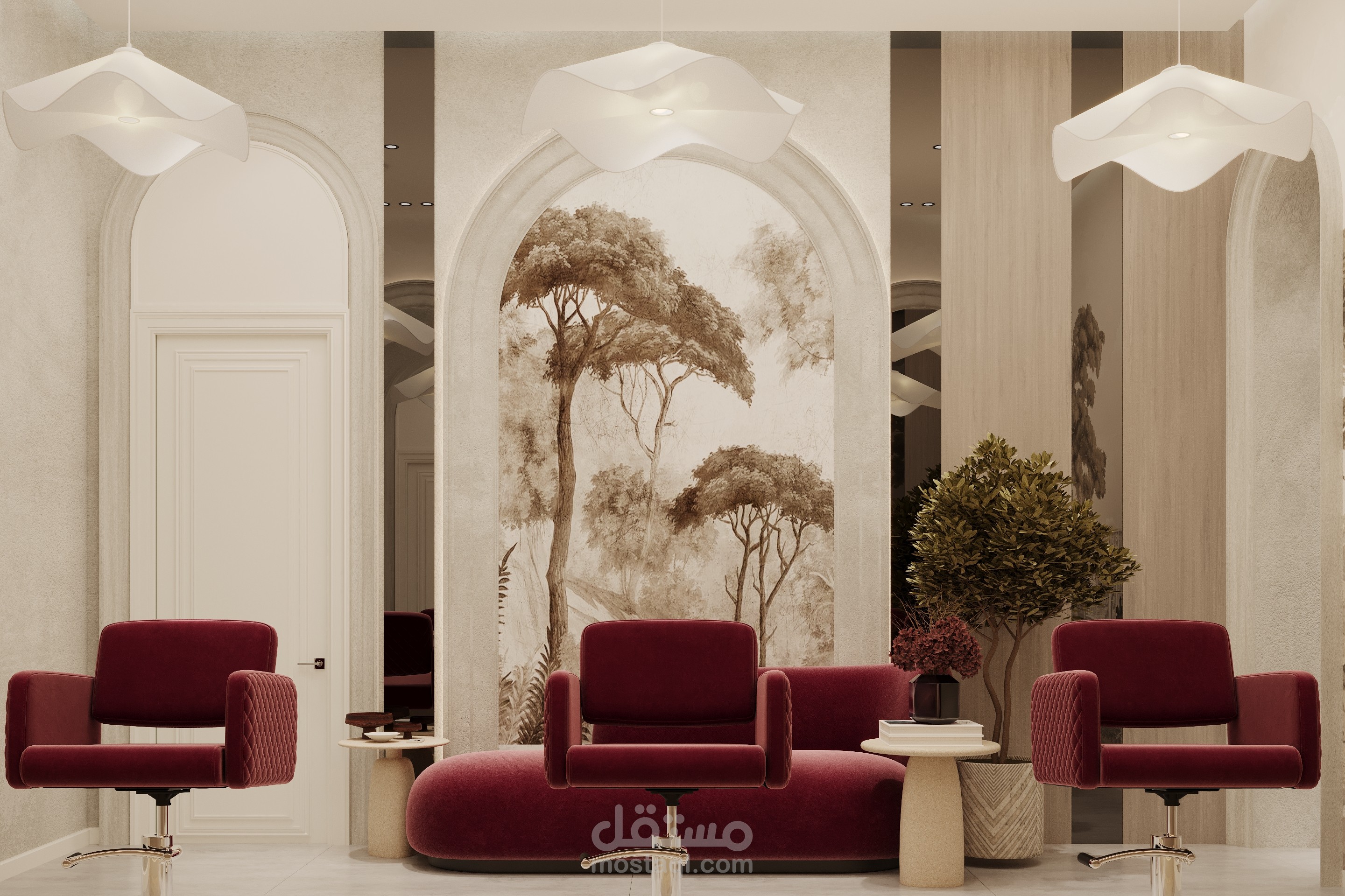 Beauty center & Spa interior design | مستقل