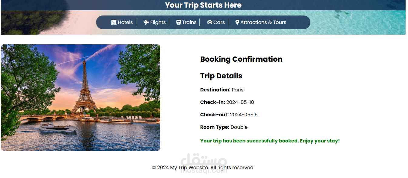 Trip Website