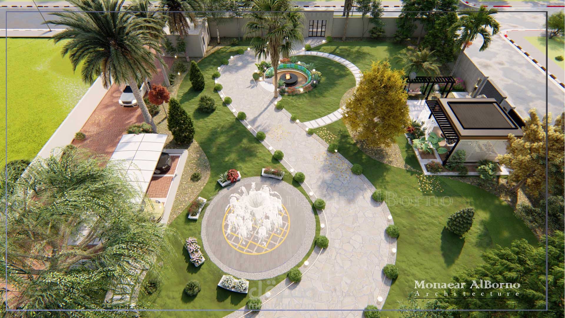 تصميم لاند سكيب حدائق