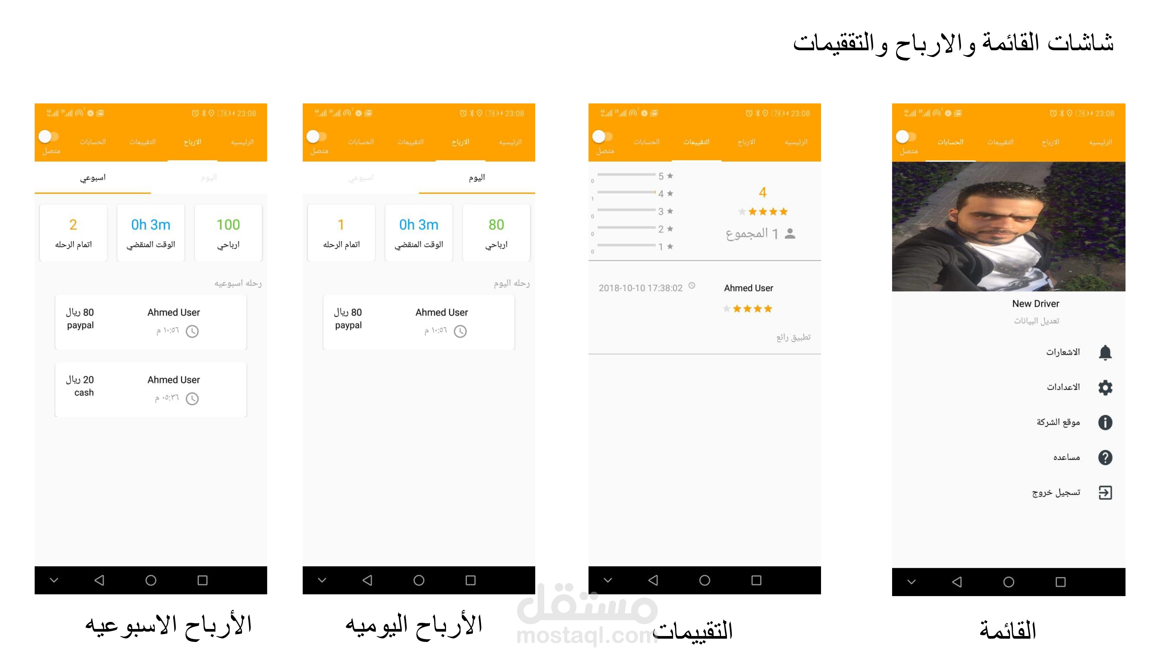 تطبيق شبيه اوبر وكريم ونقليات