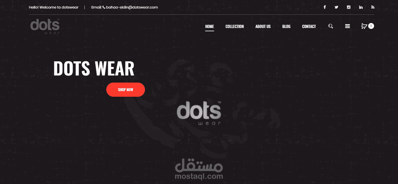 متجر Dotswear لبيع الملابس