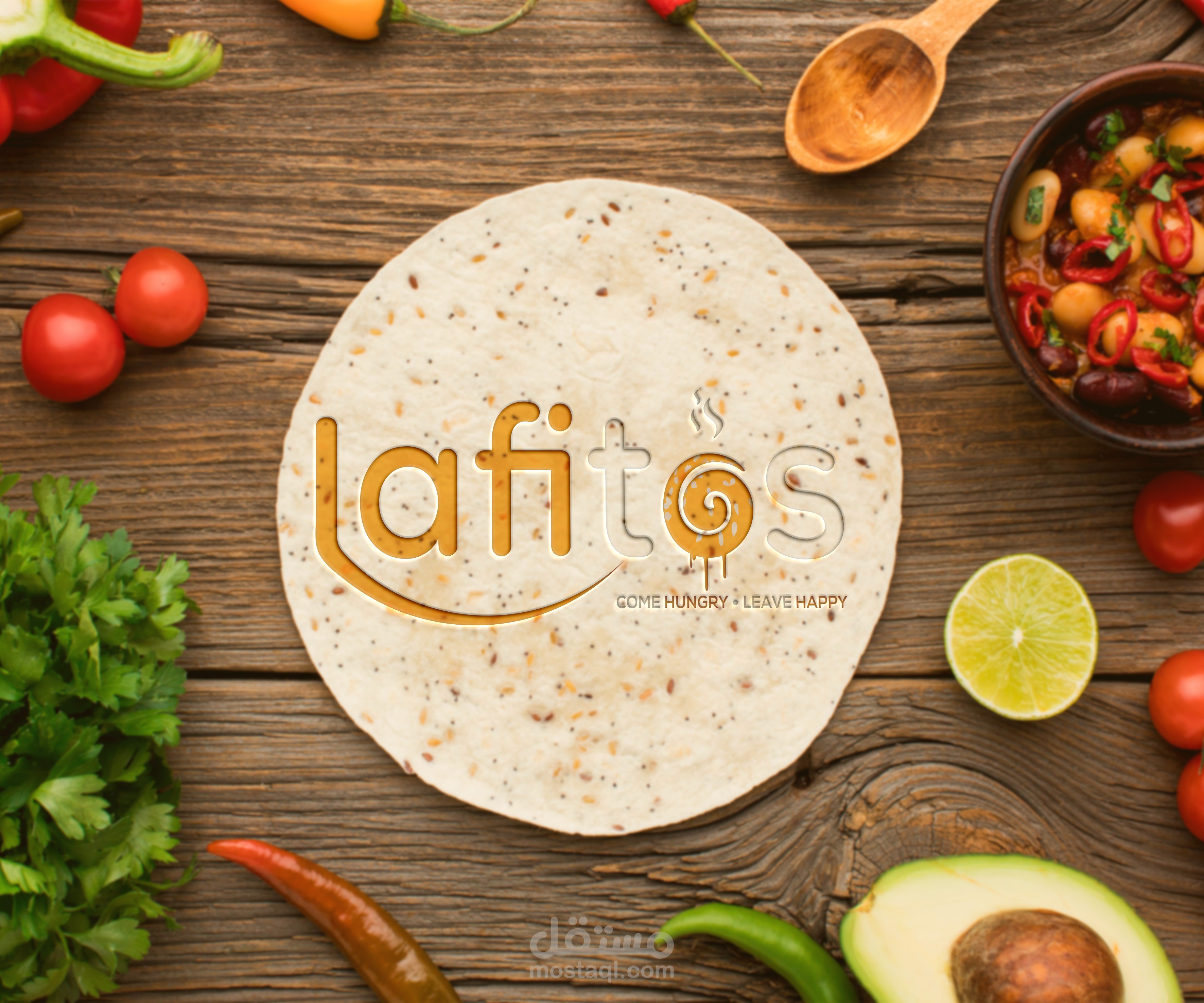 هويــة كاملة لمطعم - LAFITOS -