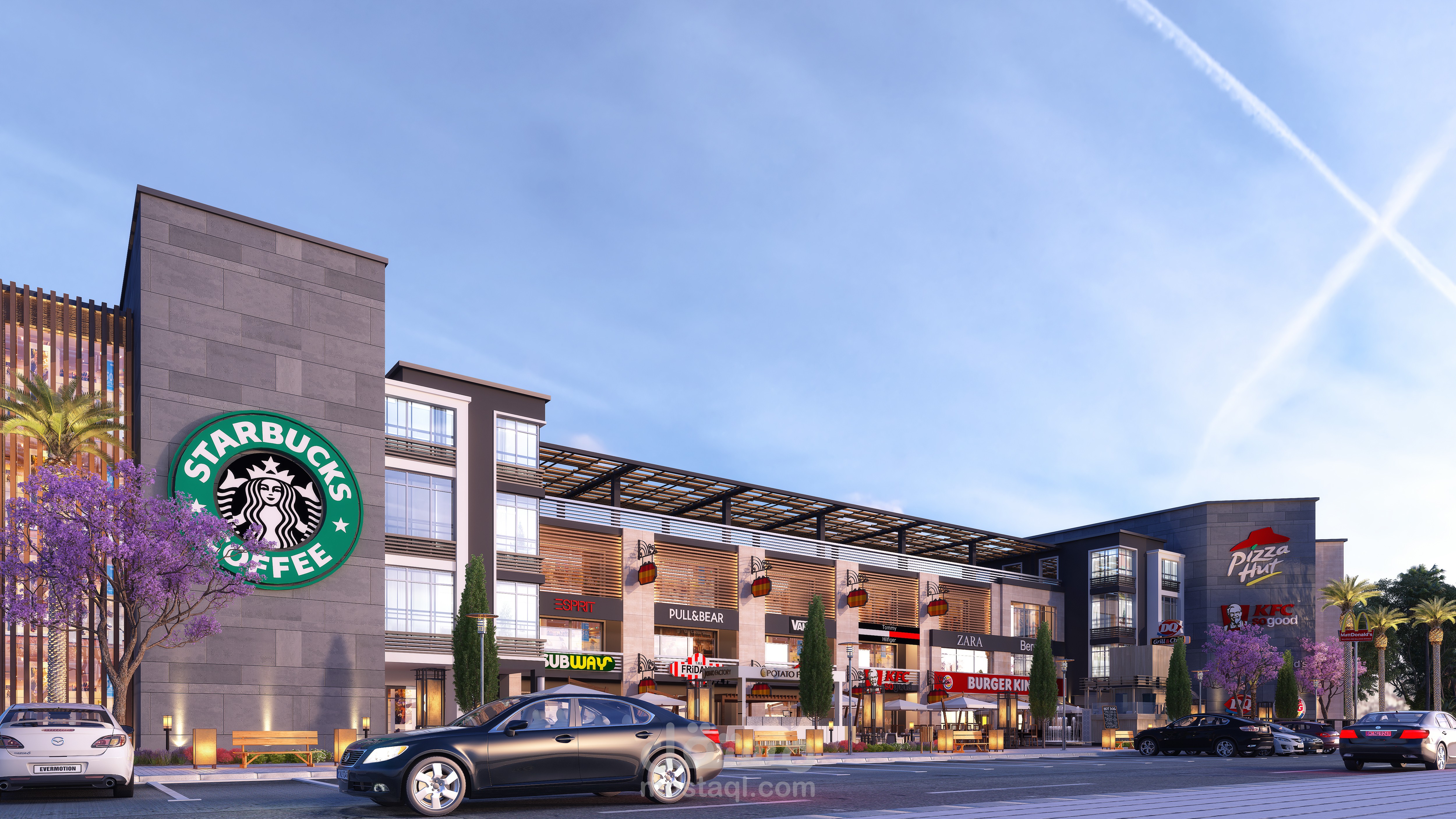 مول تجاري - TMG - Strip Mall