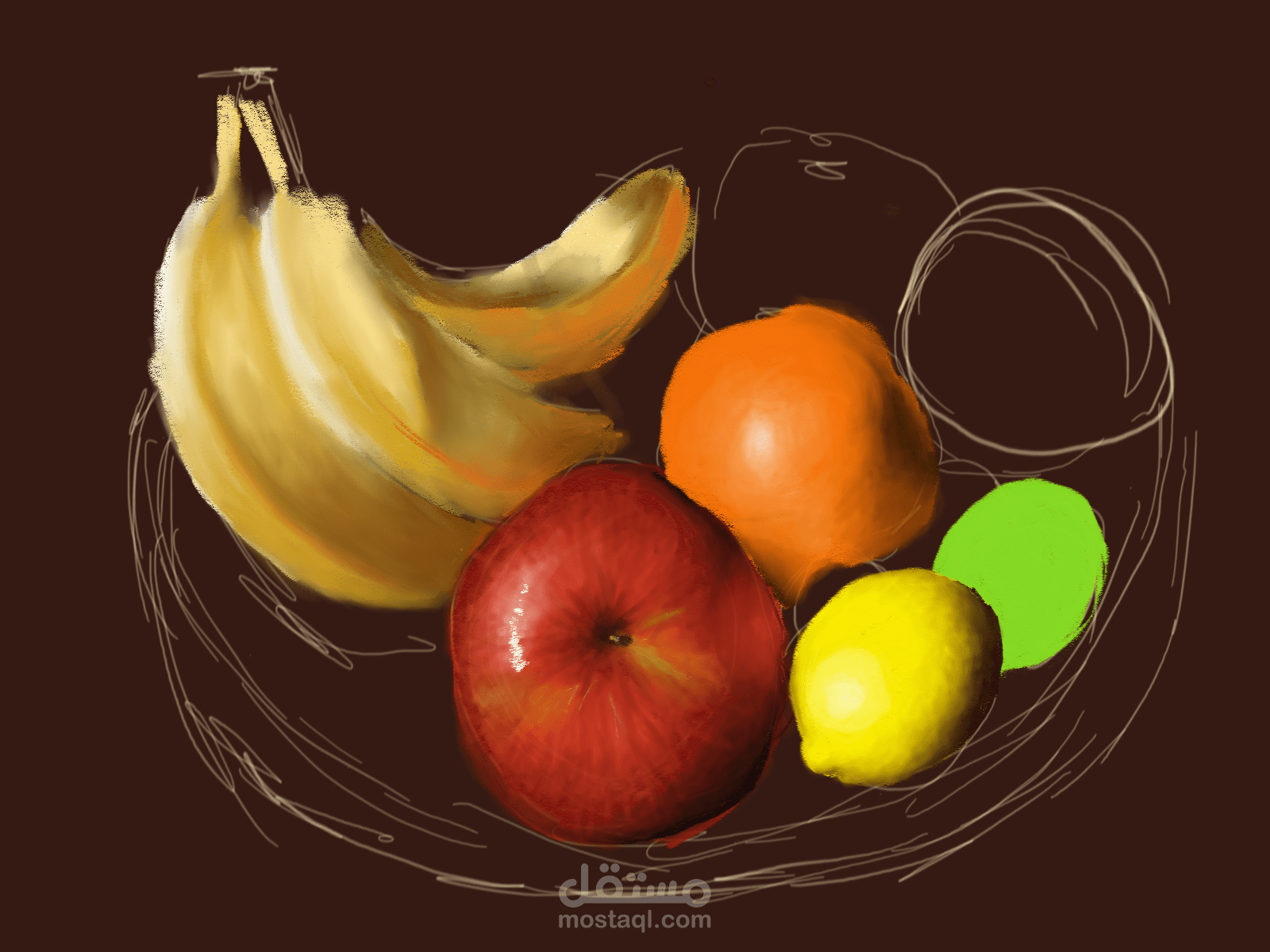 اثناء الرسم