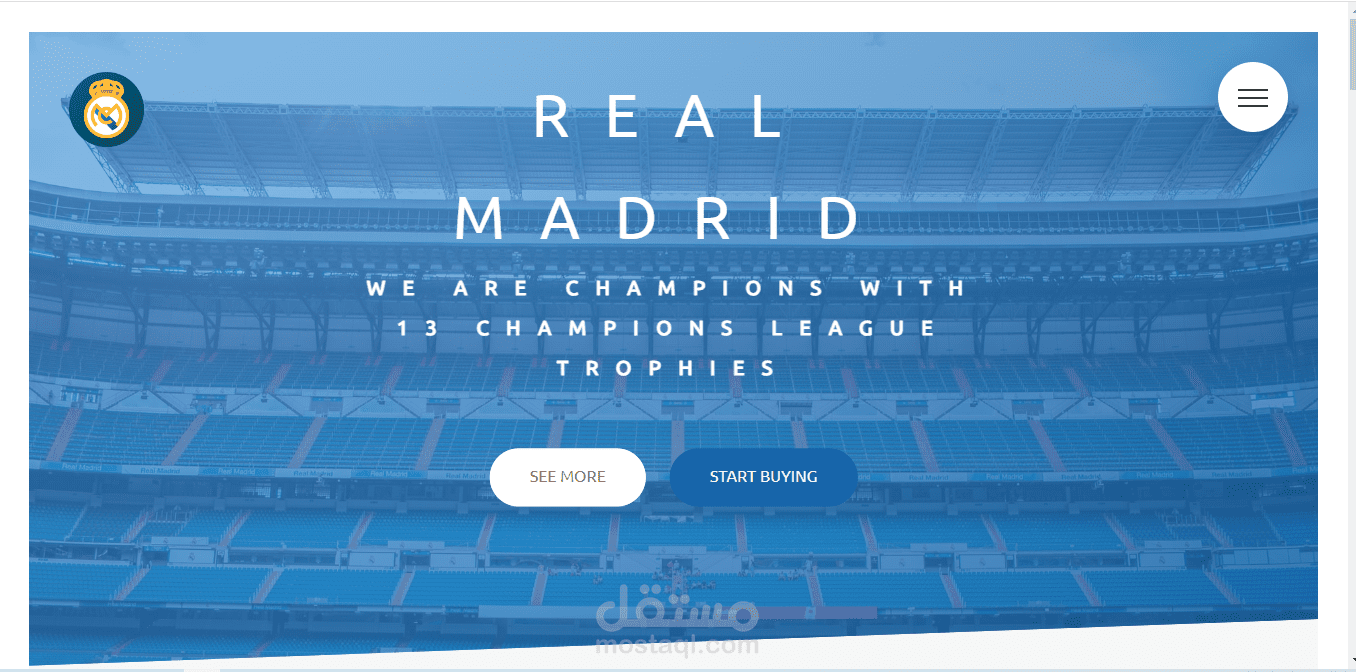 Real-Madrid Website